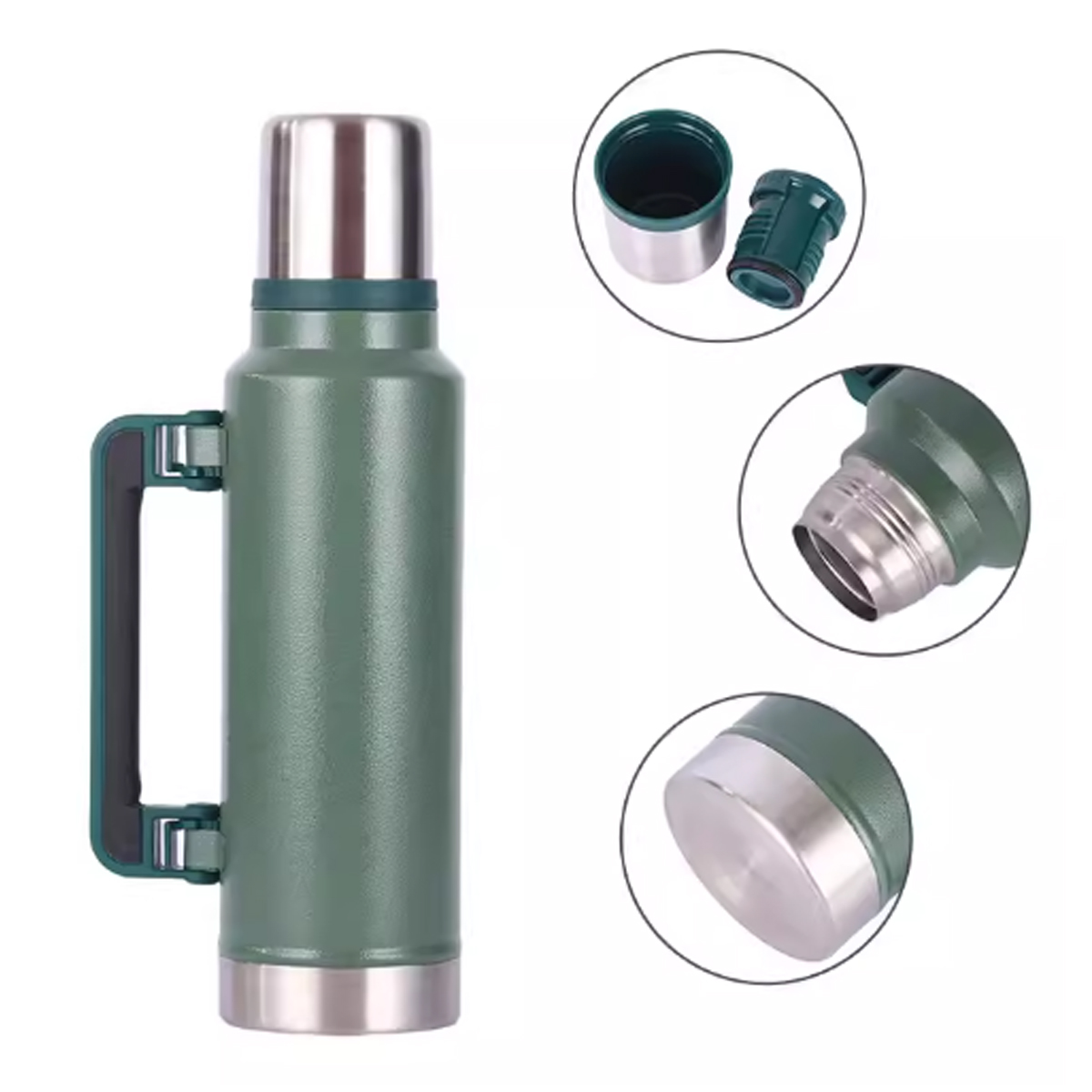 34oz Stainless Steel Vacuum Flask, custom water bottle with logo imprint 6