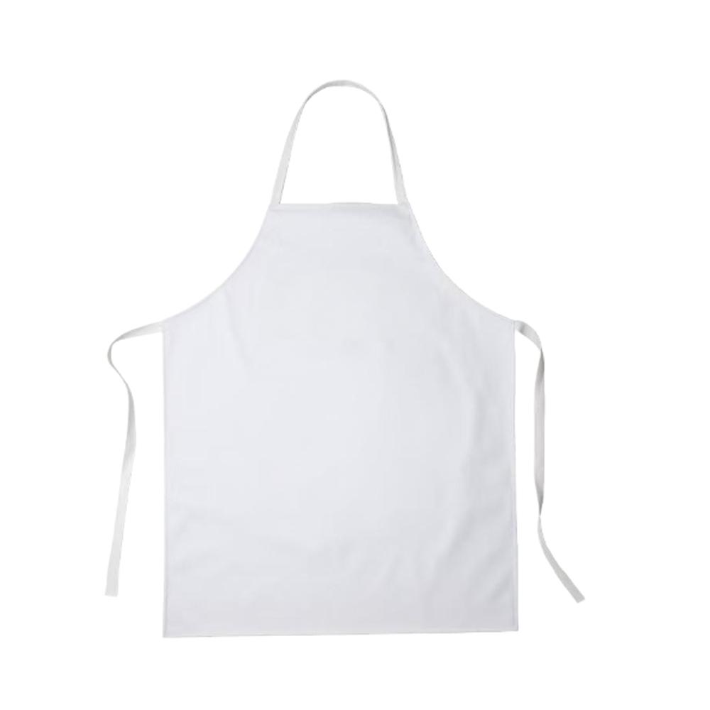 White Linen Cotton Apron