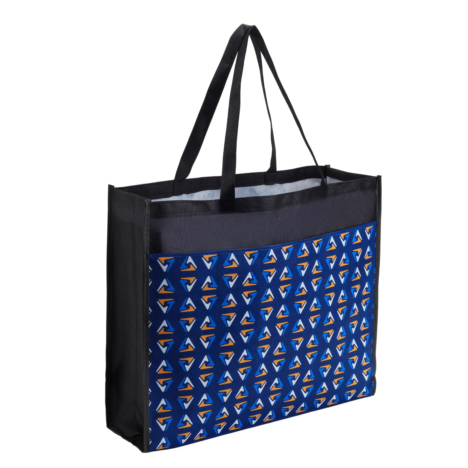 Rock'it 3-Day PET Non-Woven Tote Bag with Sublimated Front Pocket & Gusset (18" x 16" x 5") 2