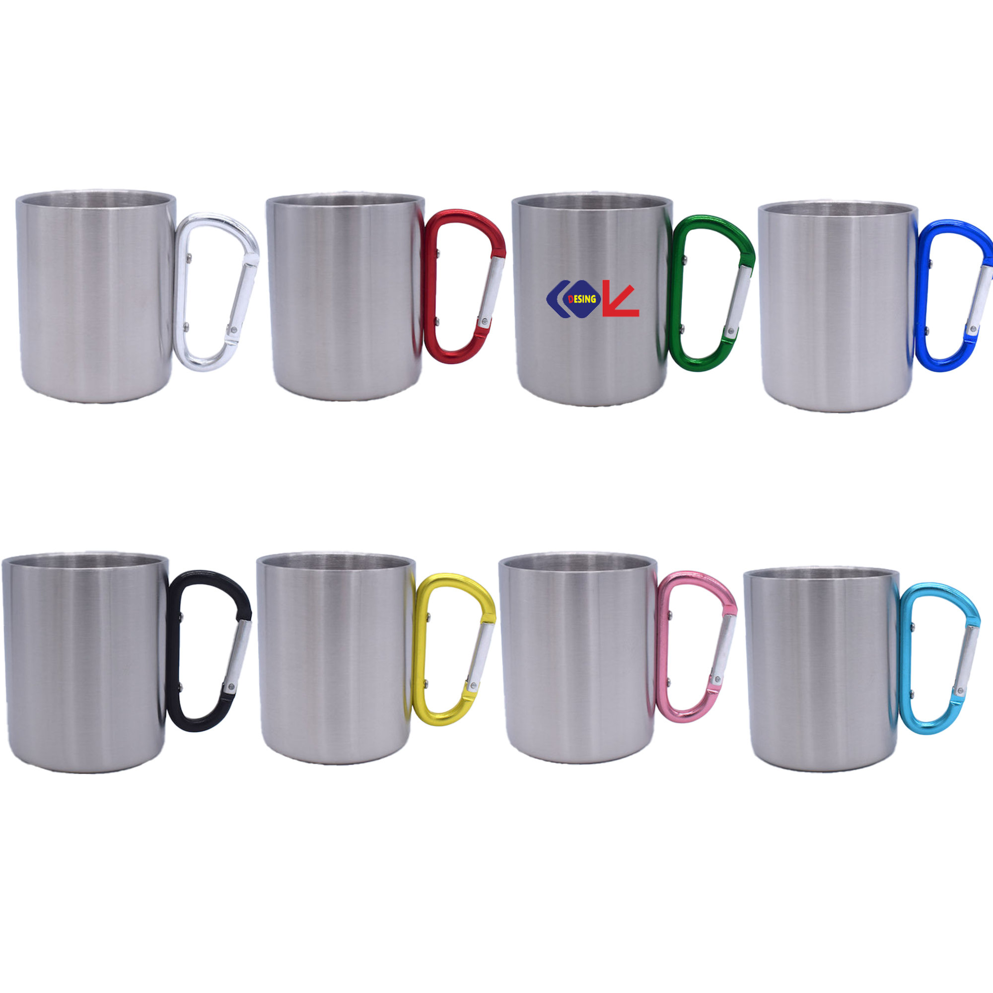 7 oz Double Wall Stainless Steel Camping Mug 1