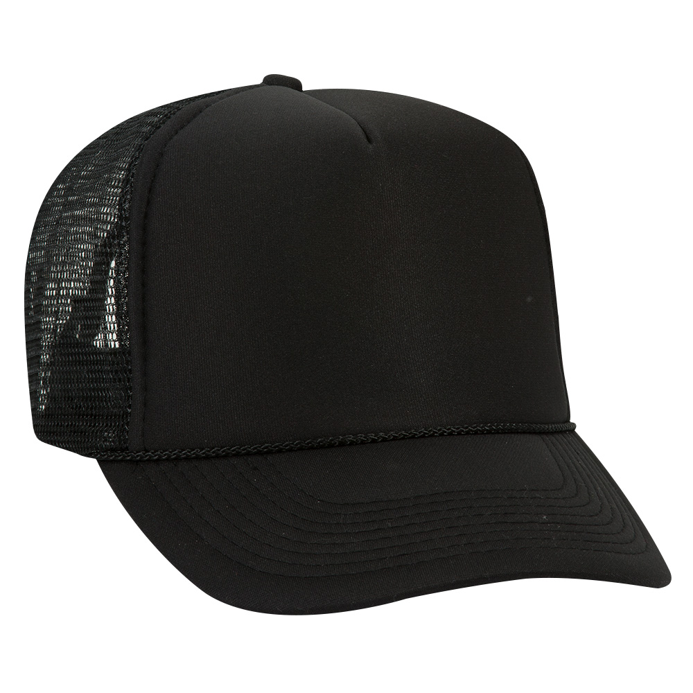 OTTO CAP® 5 Panel High Crown Mesh Back Trucker Hat 251