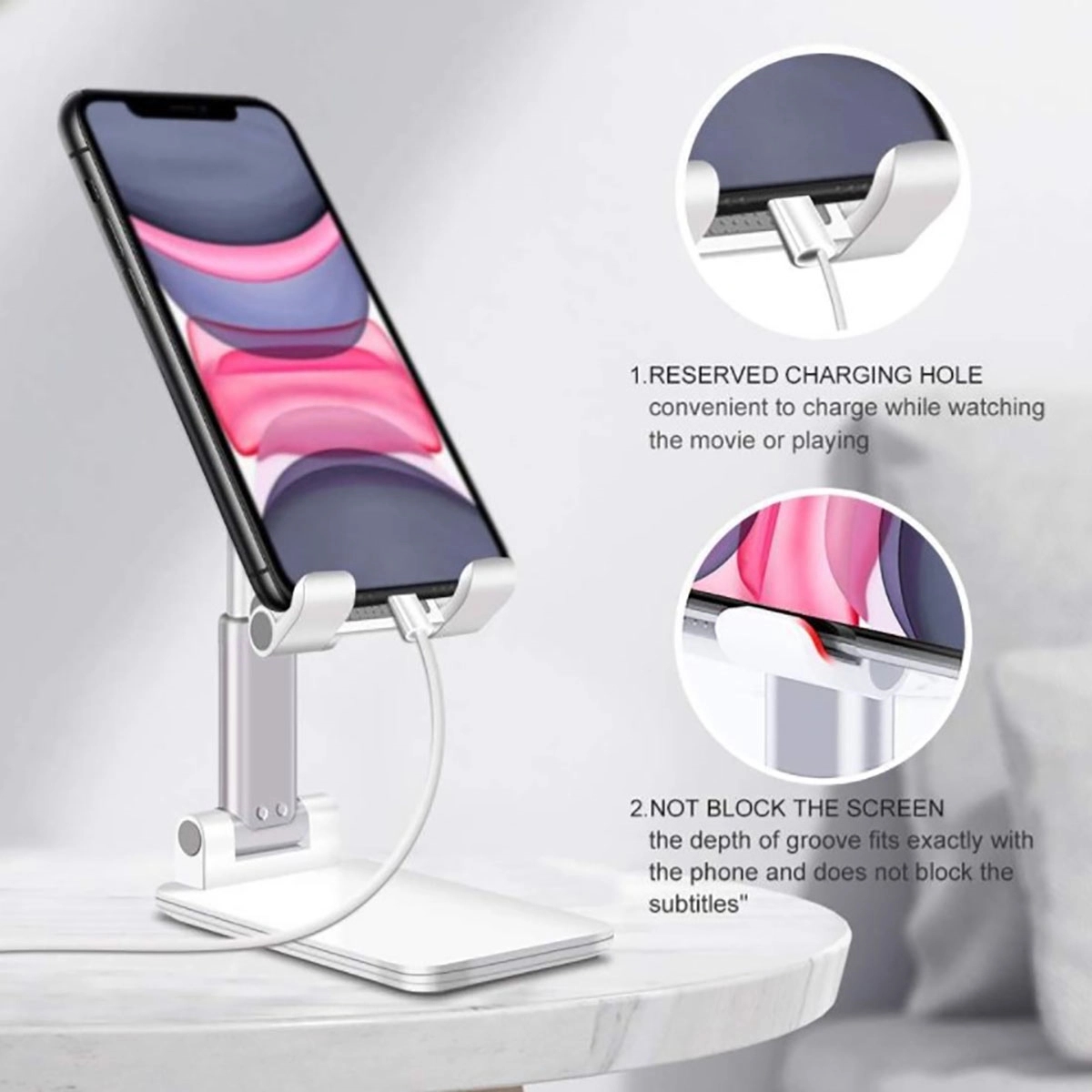 Adjustable Cell Phone Stand 3