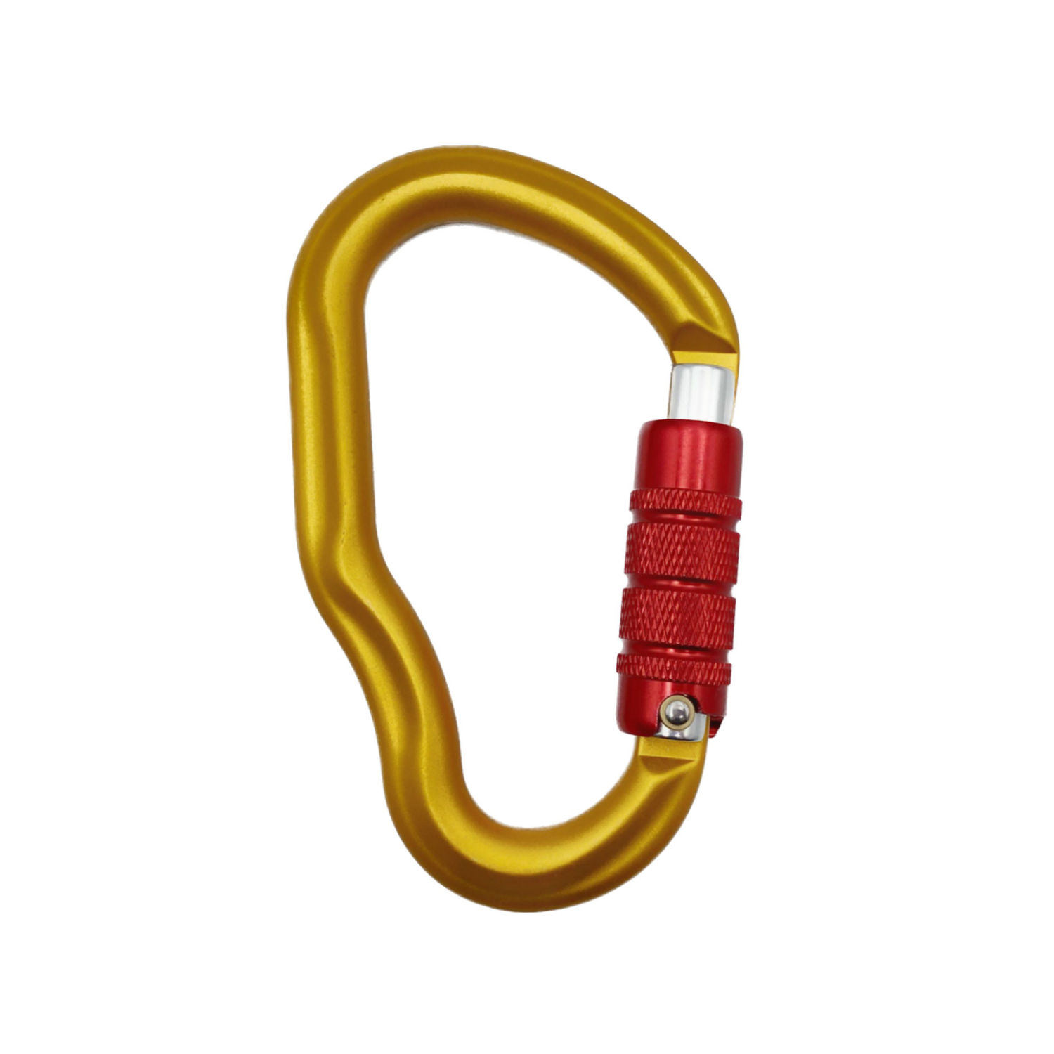 B Shape Triple Gate Aluminum Carabiner 3