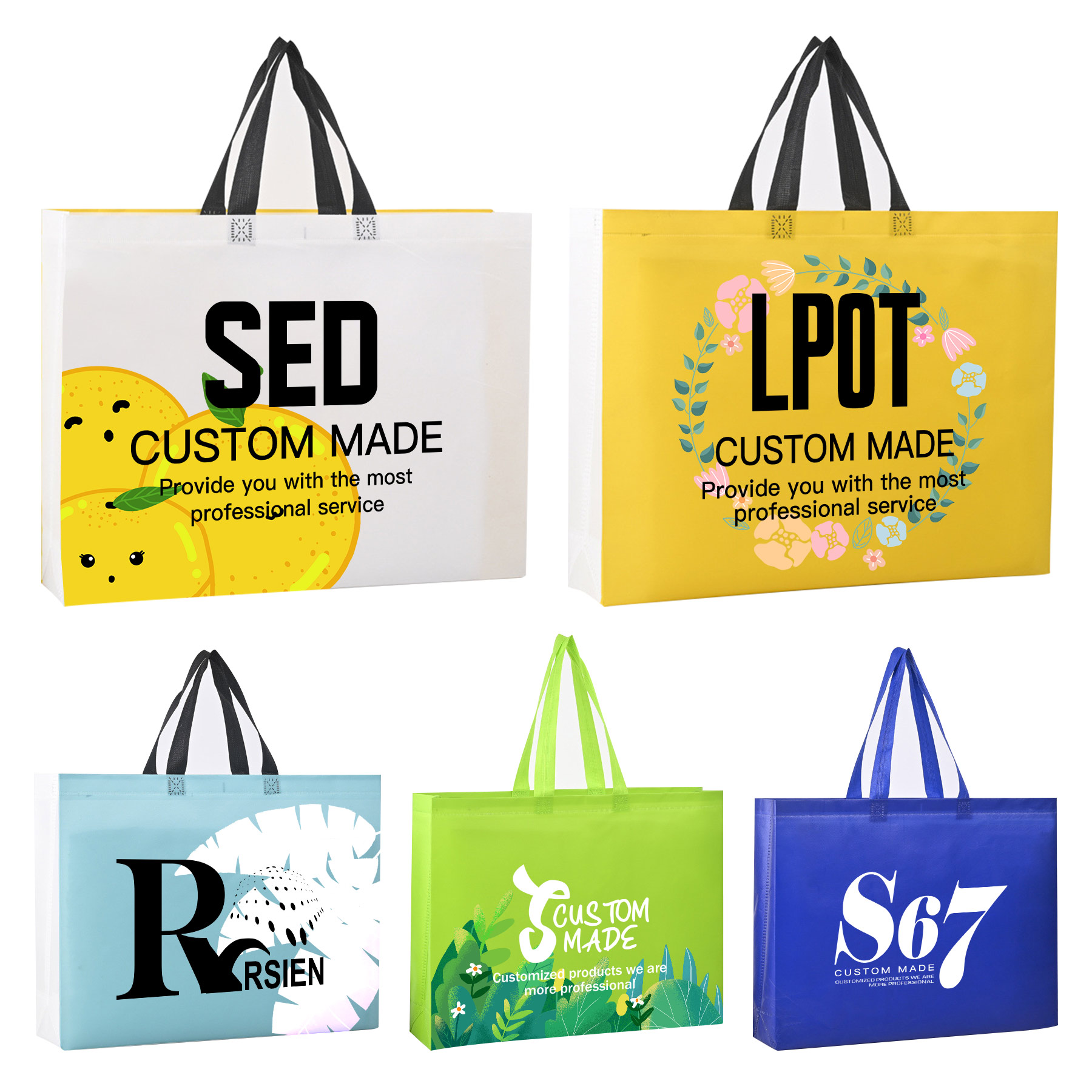 Laminated Heat Pressed Nonwoven Bag 2