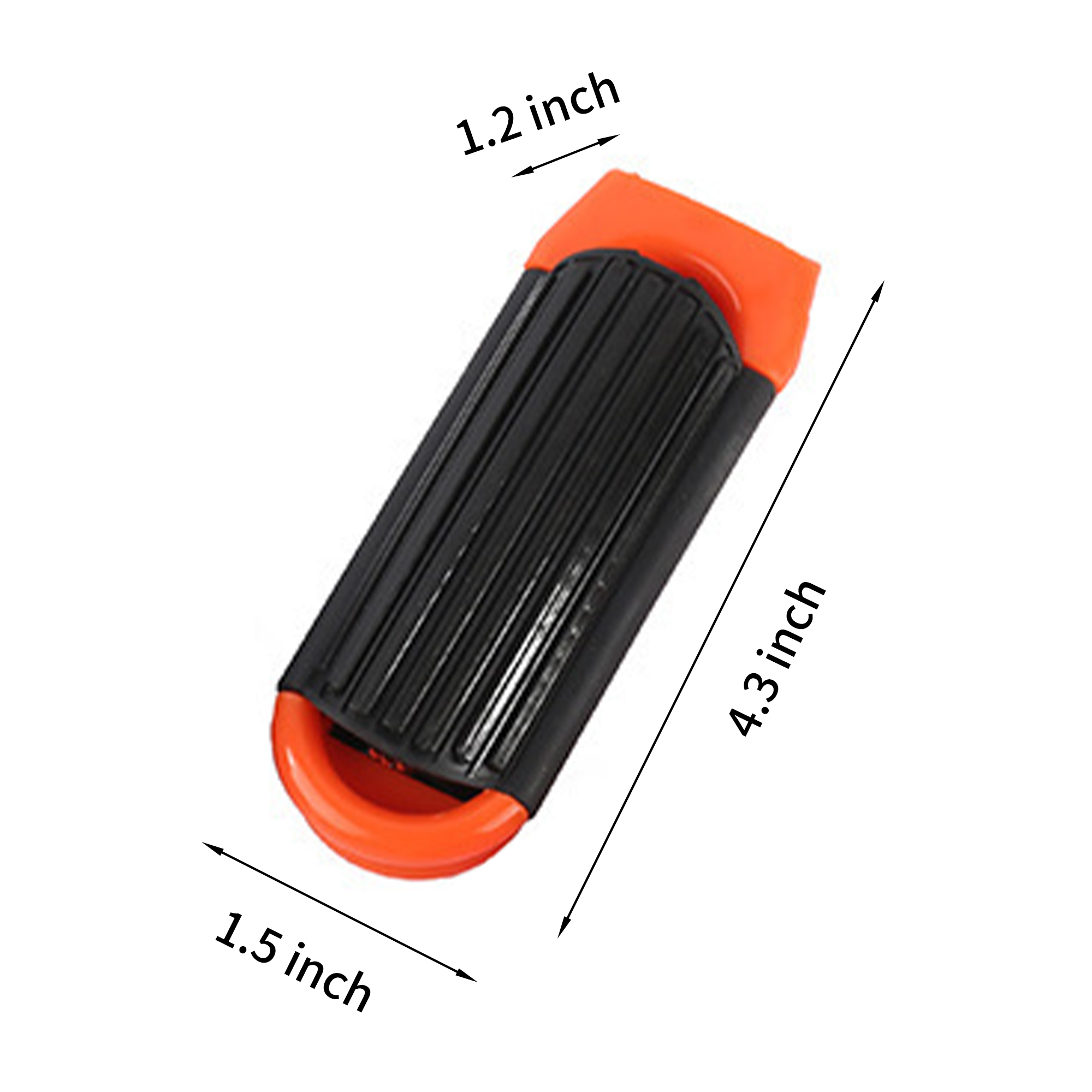 Folding Travel Hair Brush With Built In Mirror 4.3" x 1.5" x 1.2" 1