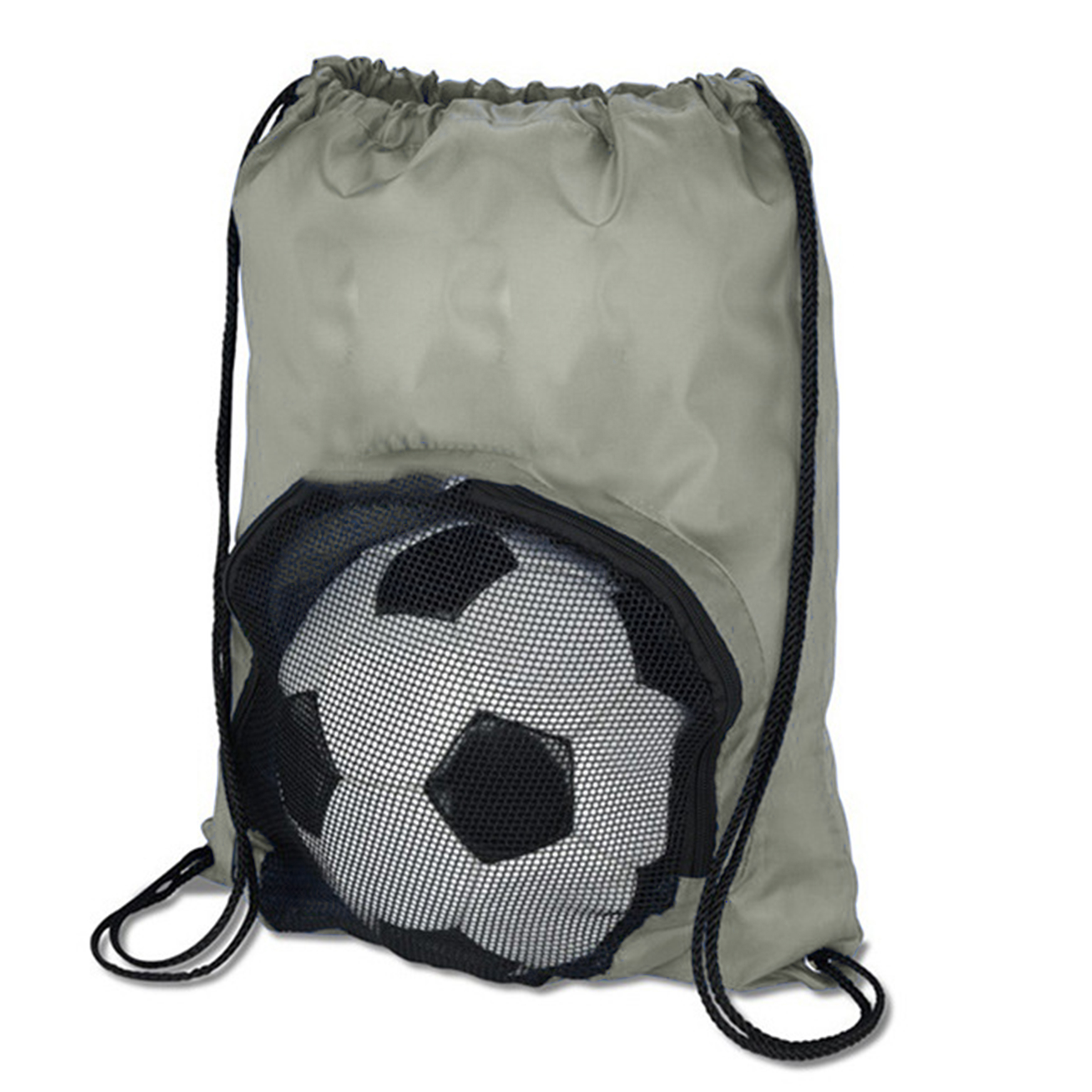 Polyester Large Capacity Double Shoulder Drawstring Bag 2