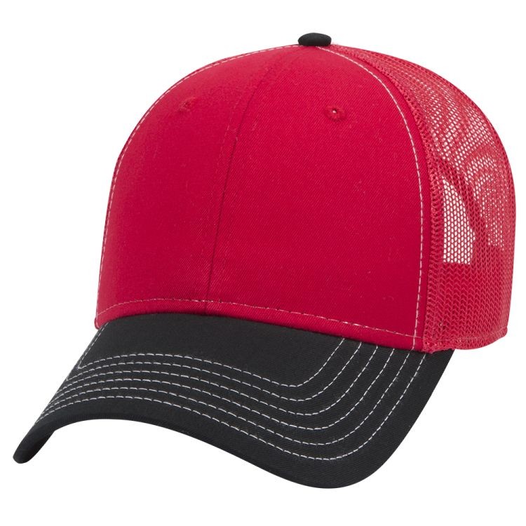 OTTO CAP® 6 Panel Low Profile Mesh Back Trucker Hat 272