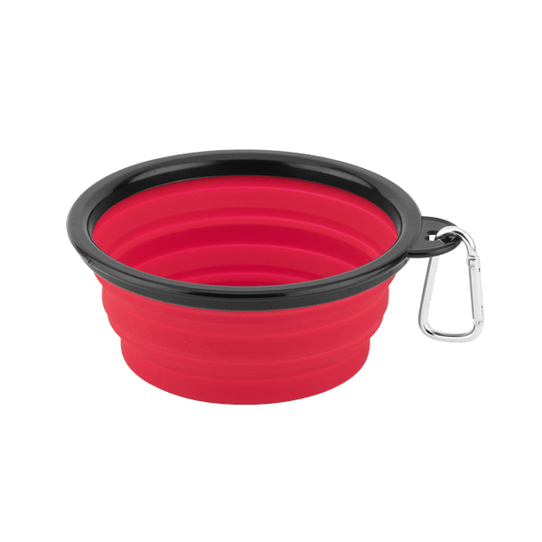Collapsible Silicone Pet Bowl w/Carabiner 10