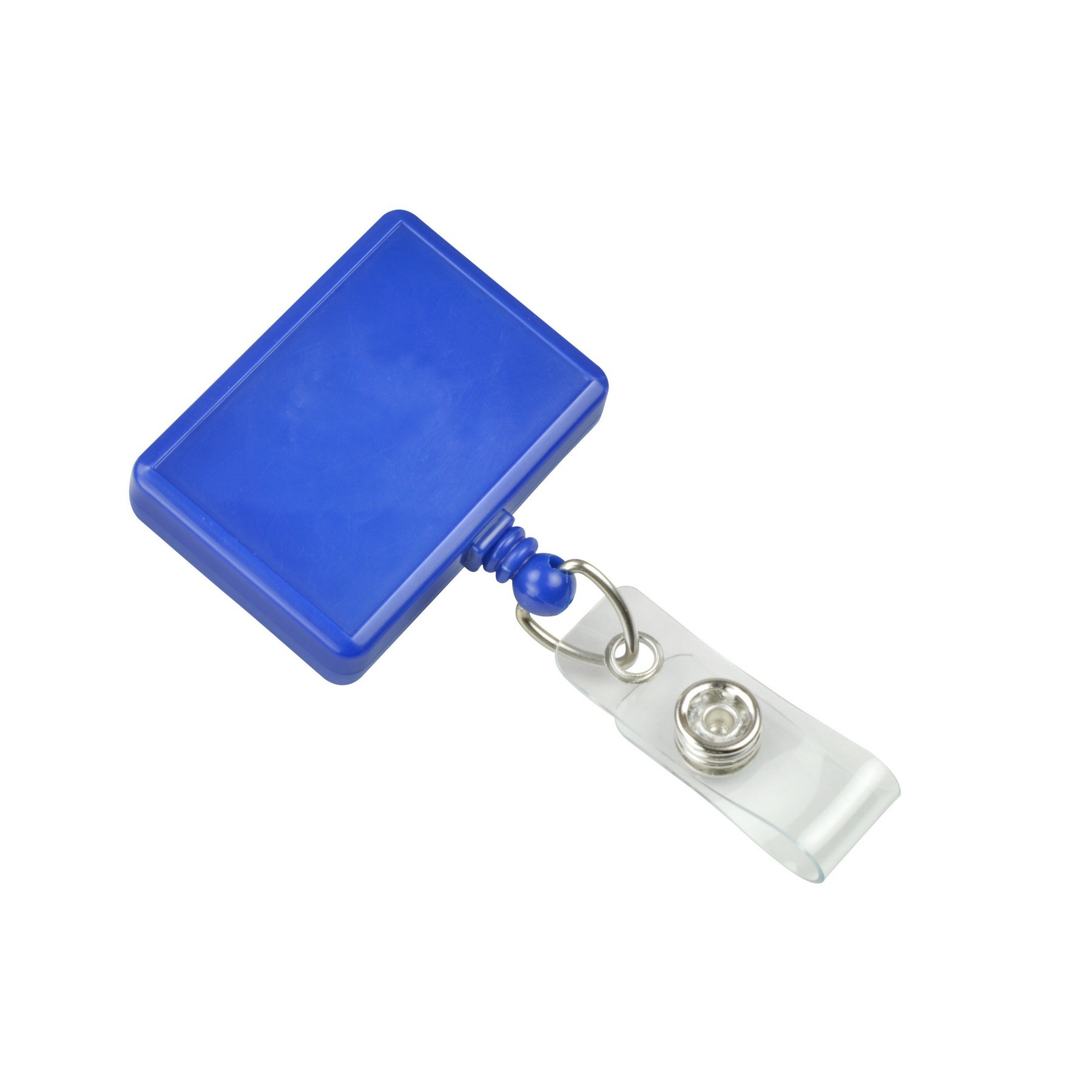 Rectangle Badge Reel with Clear Vinyl Strap 4
