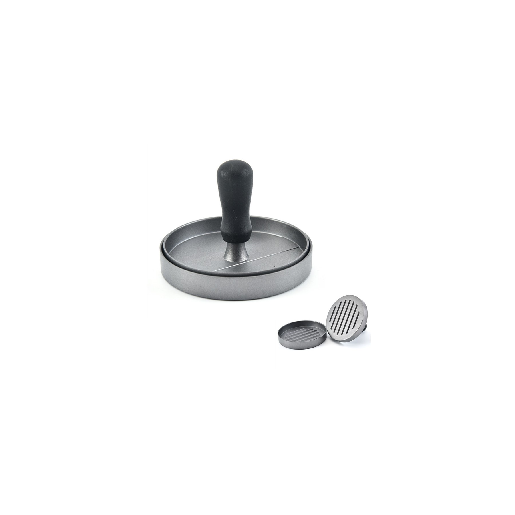Aluminum Non-Stick Hamburger Press 2