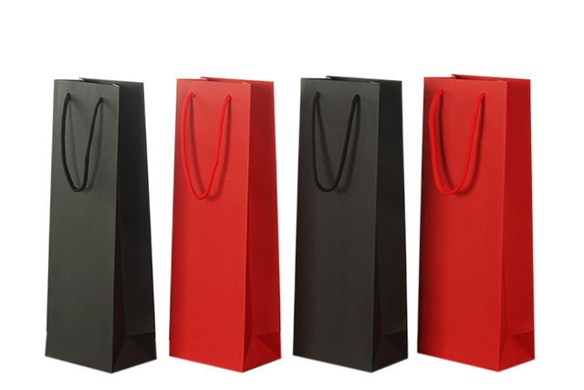 European Heavy Wine Paper Bag - Matte Laminated 4