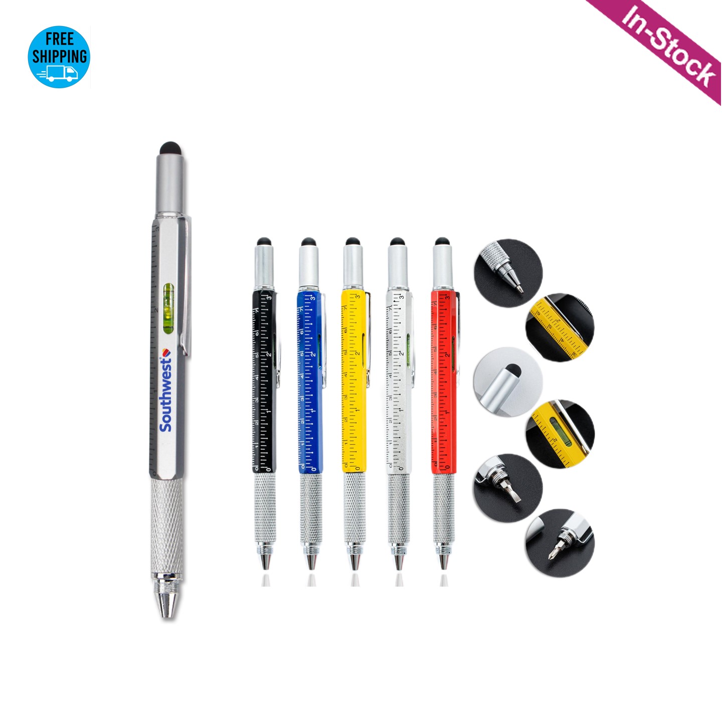 Metal Multi-tool Ballpoint Pen 5