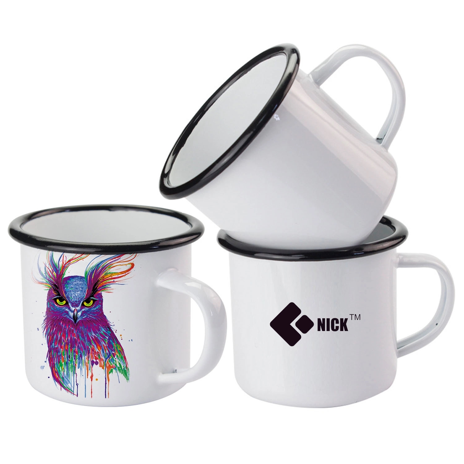Enamel Metal Campfire Mug-12 Oz 2