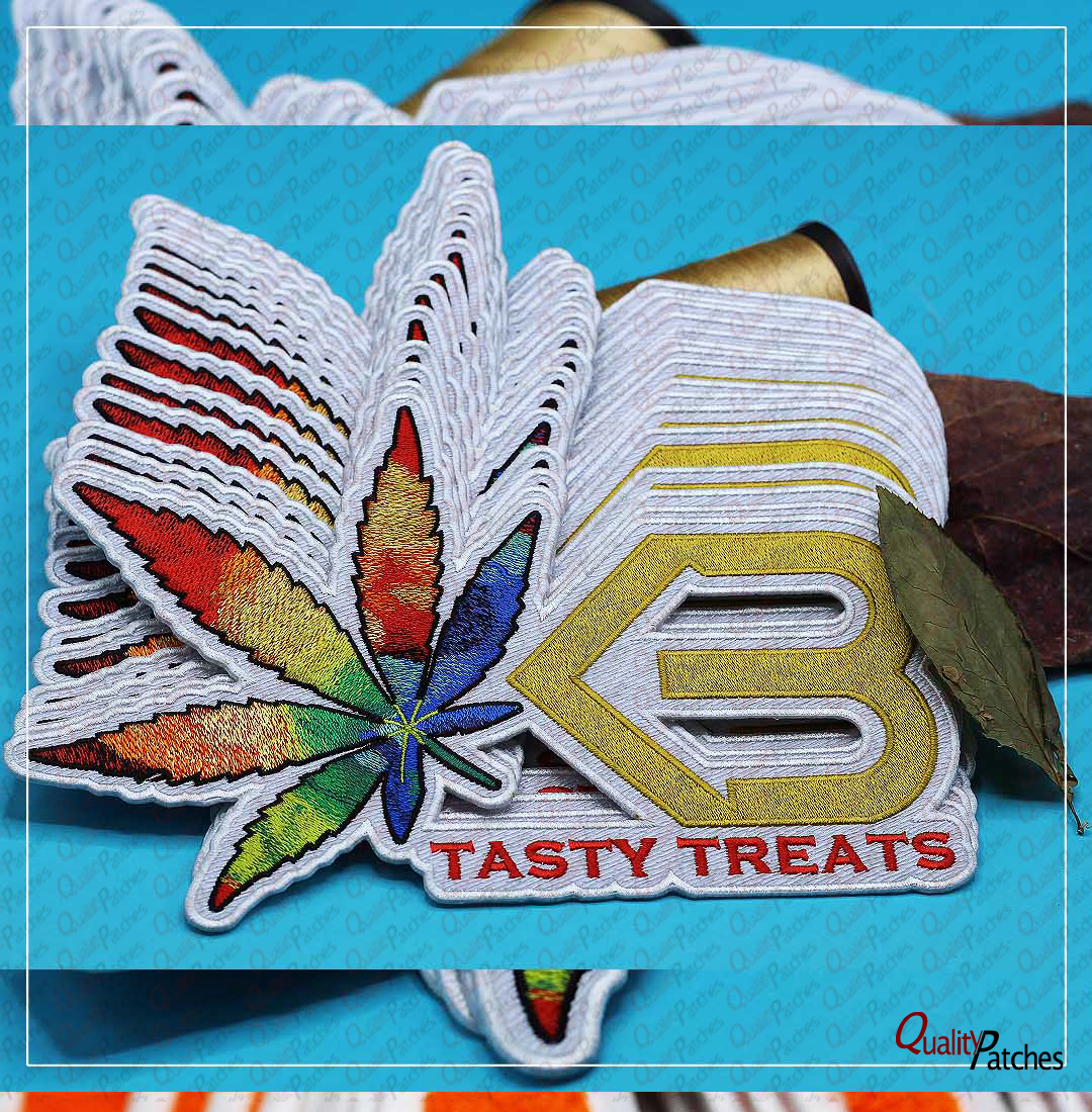 Custom Die Cut Embroidered Patches 21