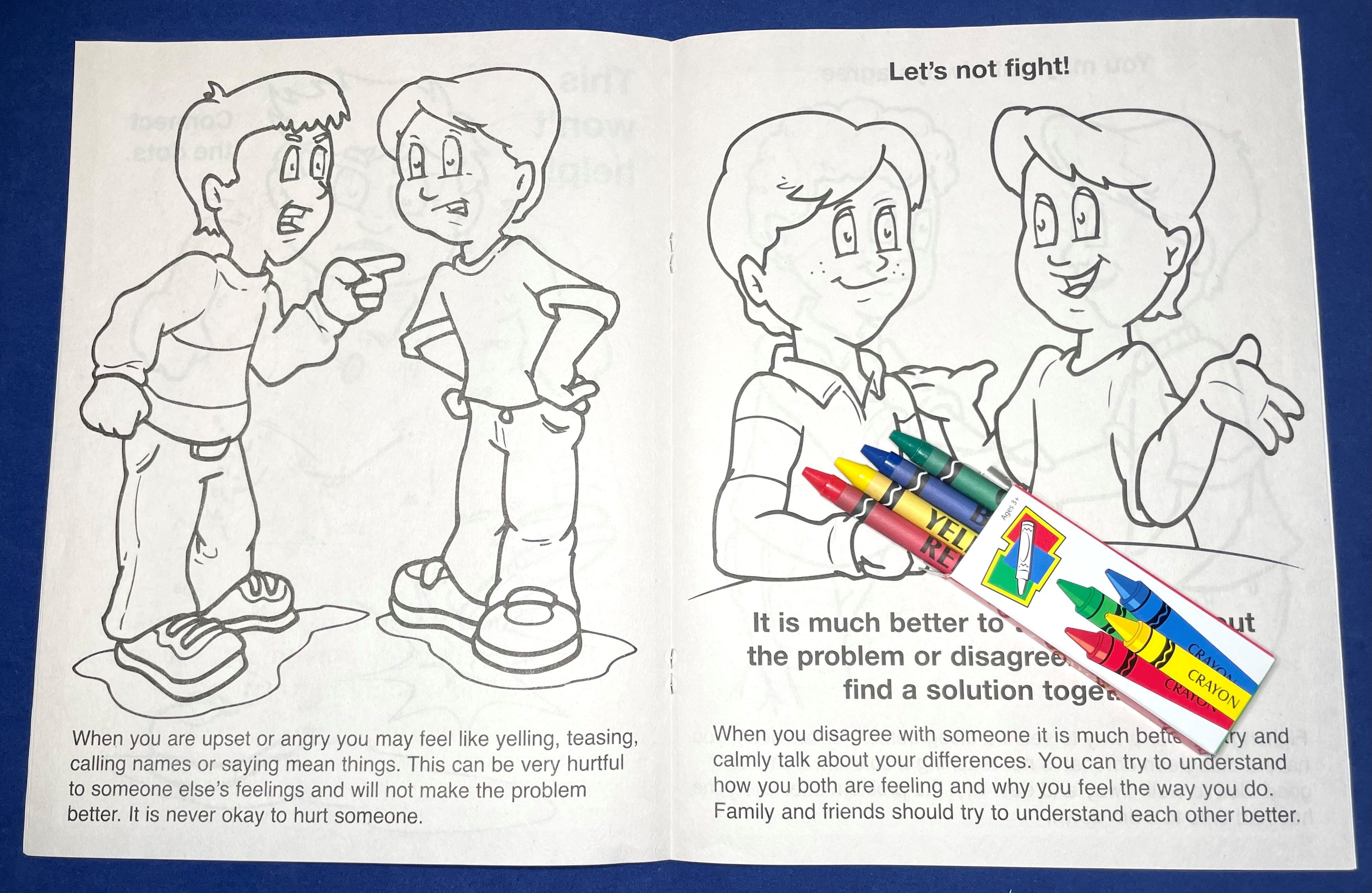 COLORING SET - How to Handle Stress and Conflict Coloring Book Fun Pack 2