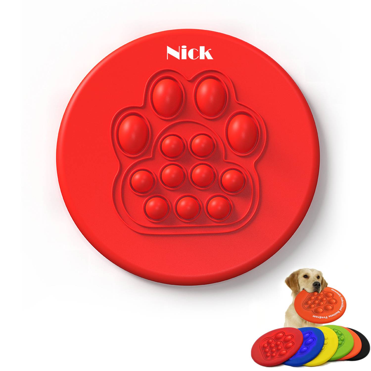 Rubber Pet Flying Disc 2