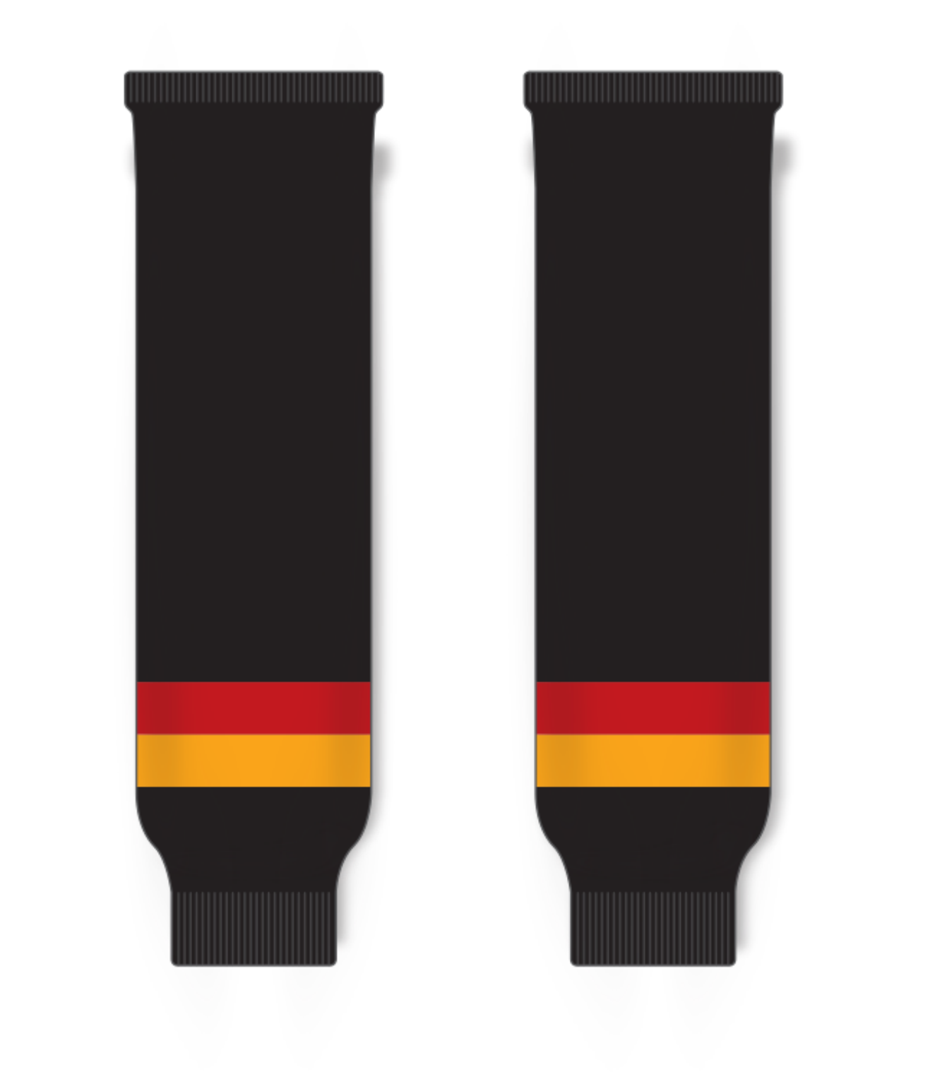 Knitted Striped Hockey Socks HS630-G218 3