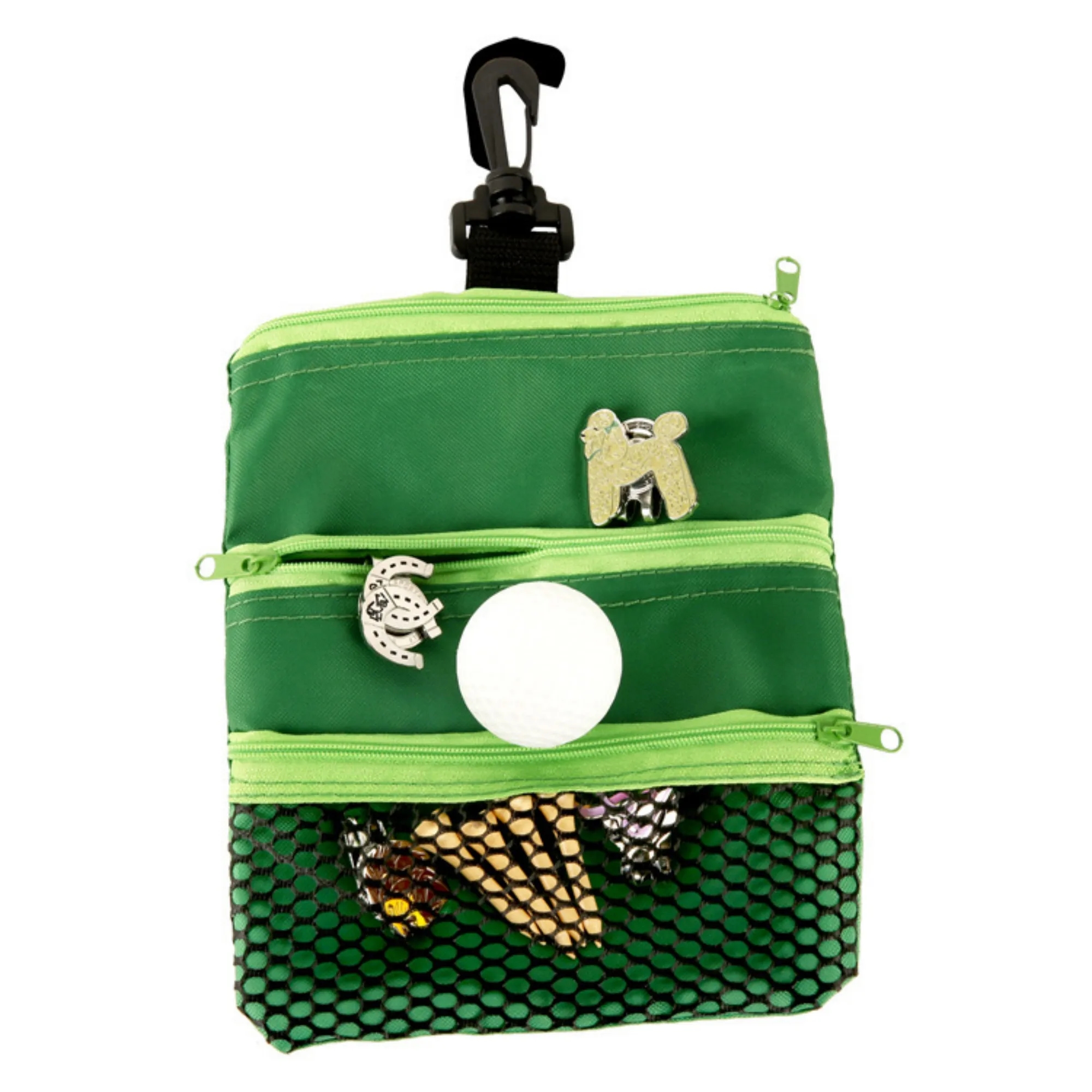 MOQ 100 Golf Ball Bag With Clip 4