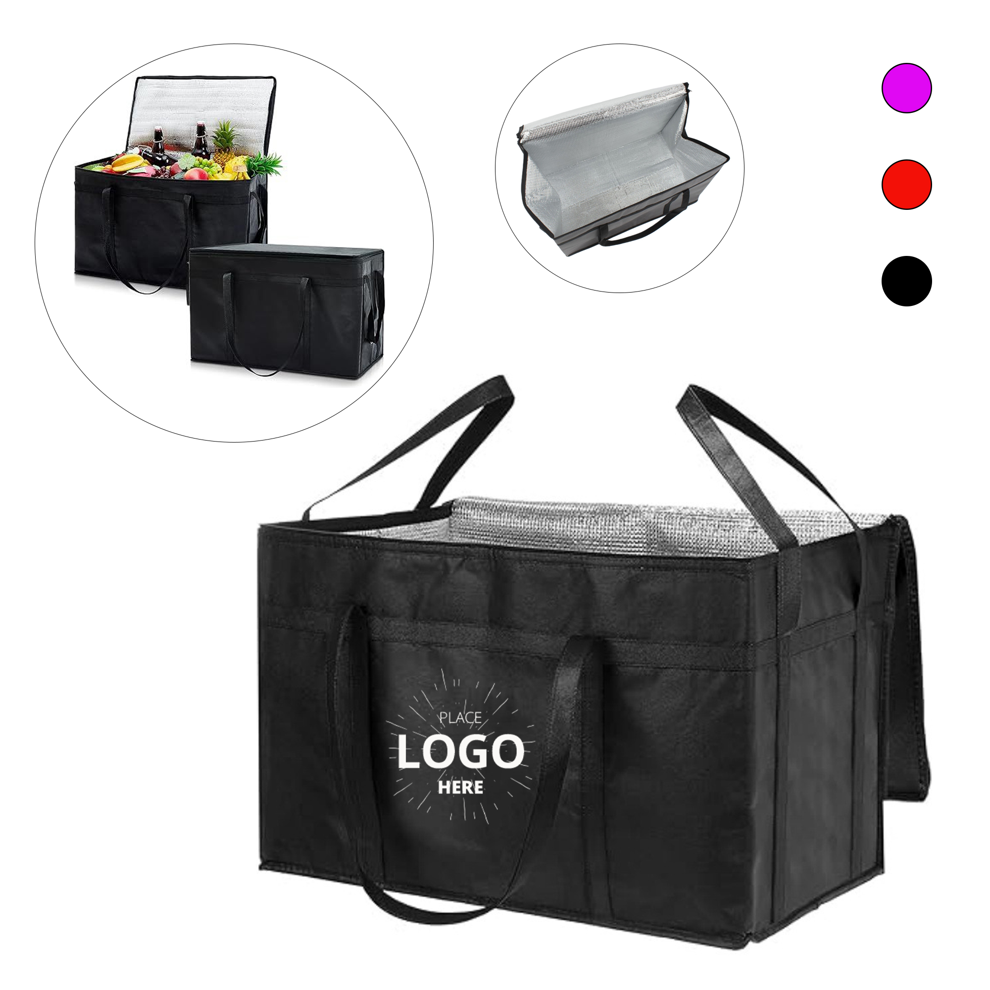 Large Capacity Insulated Cooler Tote Bag 2