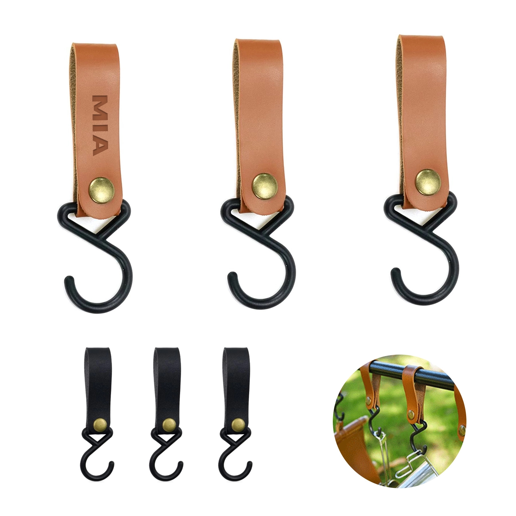 Camping Leather Hook 2