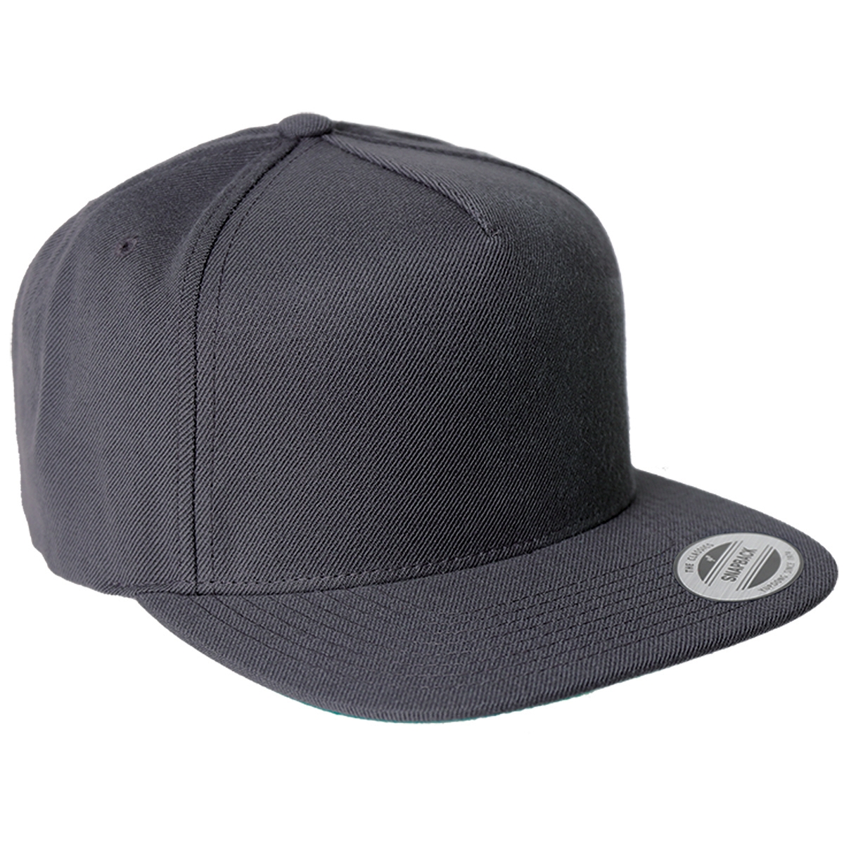 Yupoong 5089M YP Classics Five-Panel Wool Blend Snapback Hat with Embroidery 9