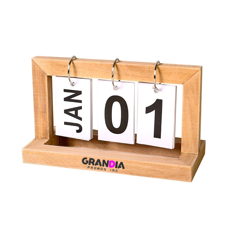 2023 Wooden Desk Calendar 2