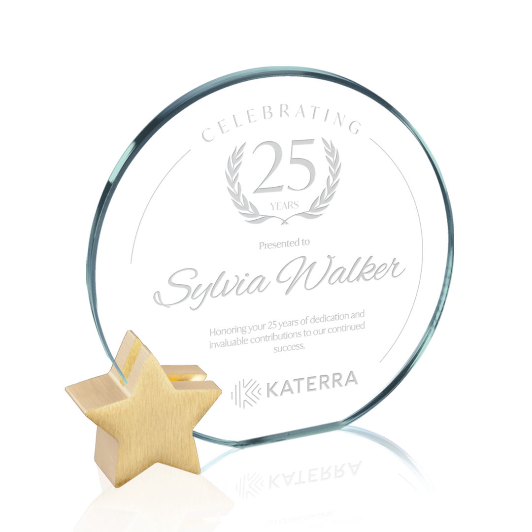 Verdunn Award - Jade/Gold Star 10