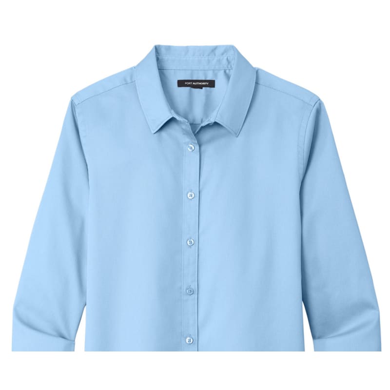 Port Authority Ladies Long Sleeve SuperPro React Twill Shirt. 34