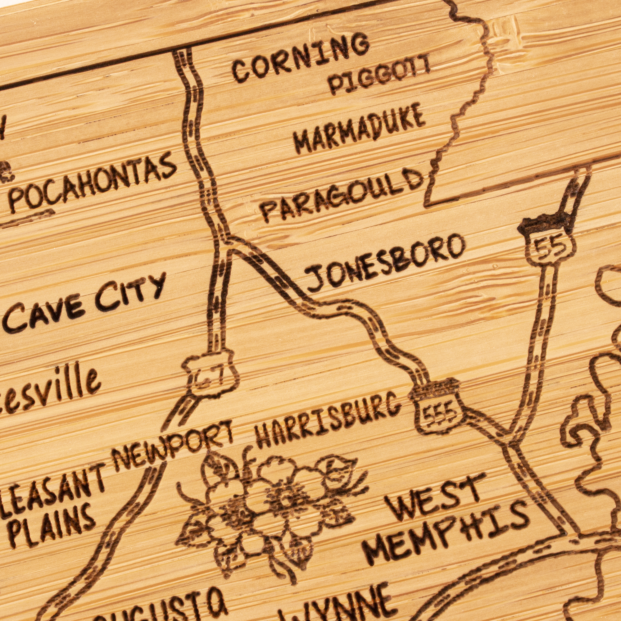 Arkansas Puzzle Coaster Set 7