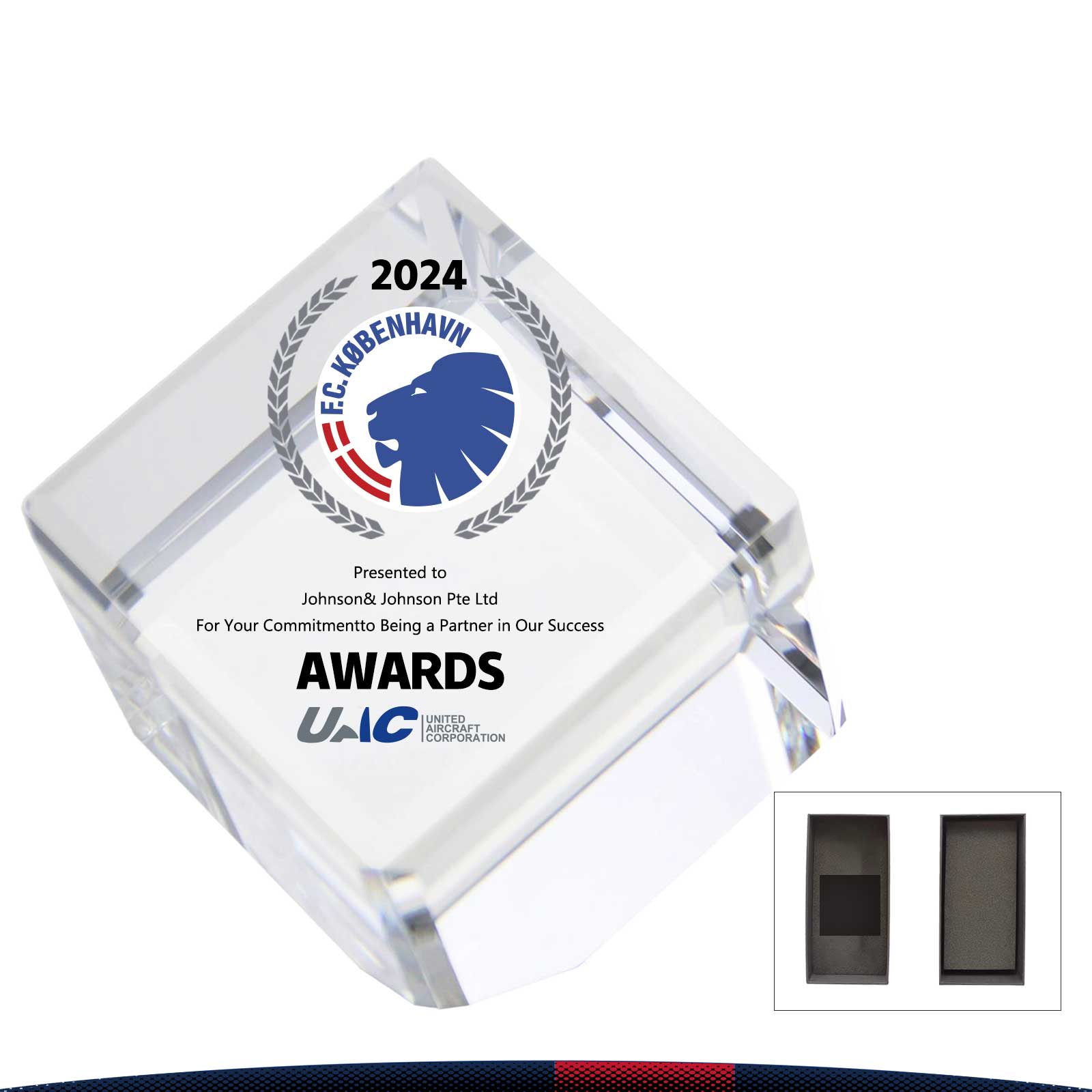 Winno Crystal Cube Award 3