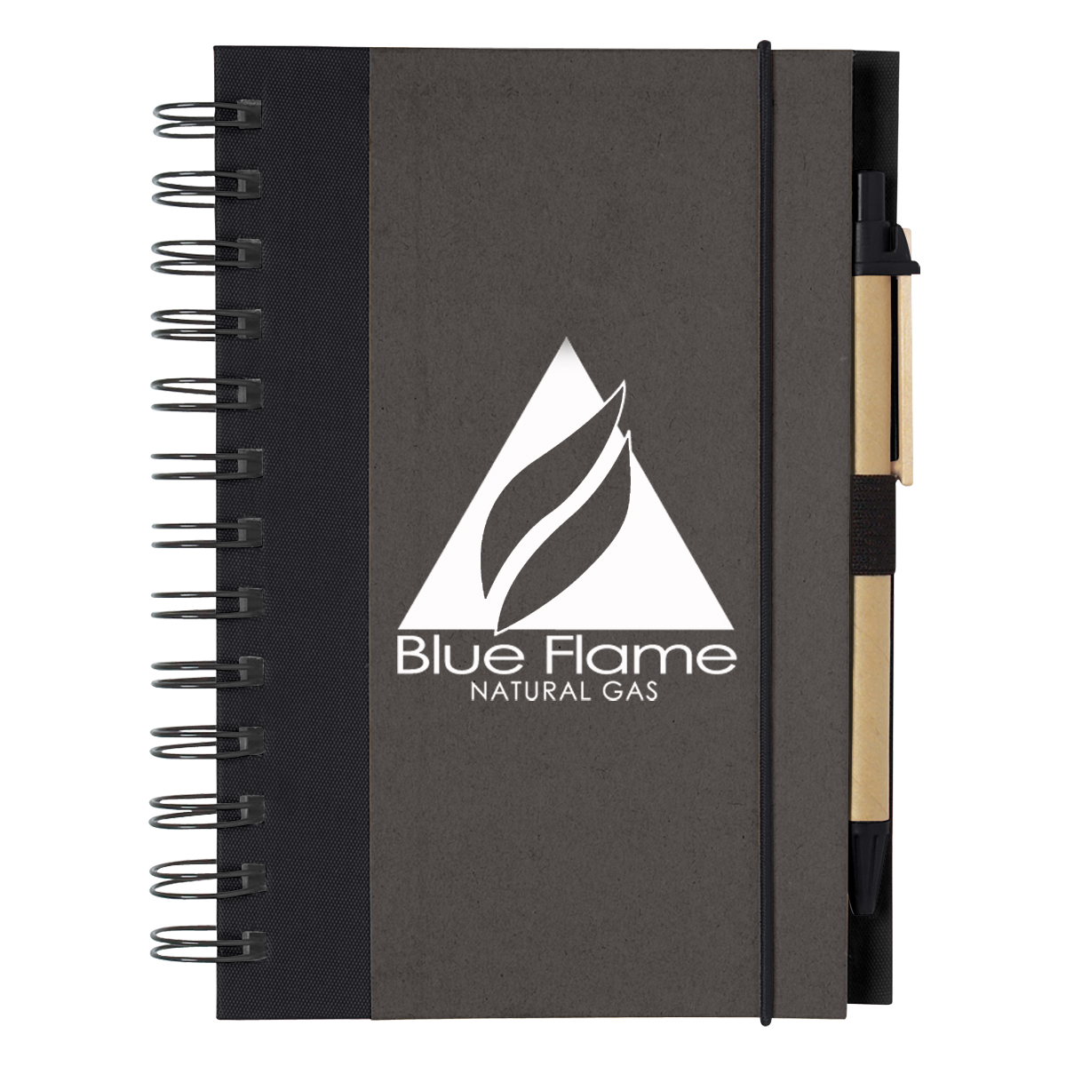 ECO-INSPIRED SPIRAL NOTEBOOK & PEN 10