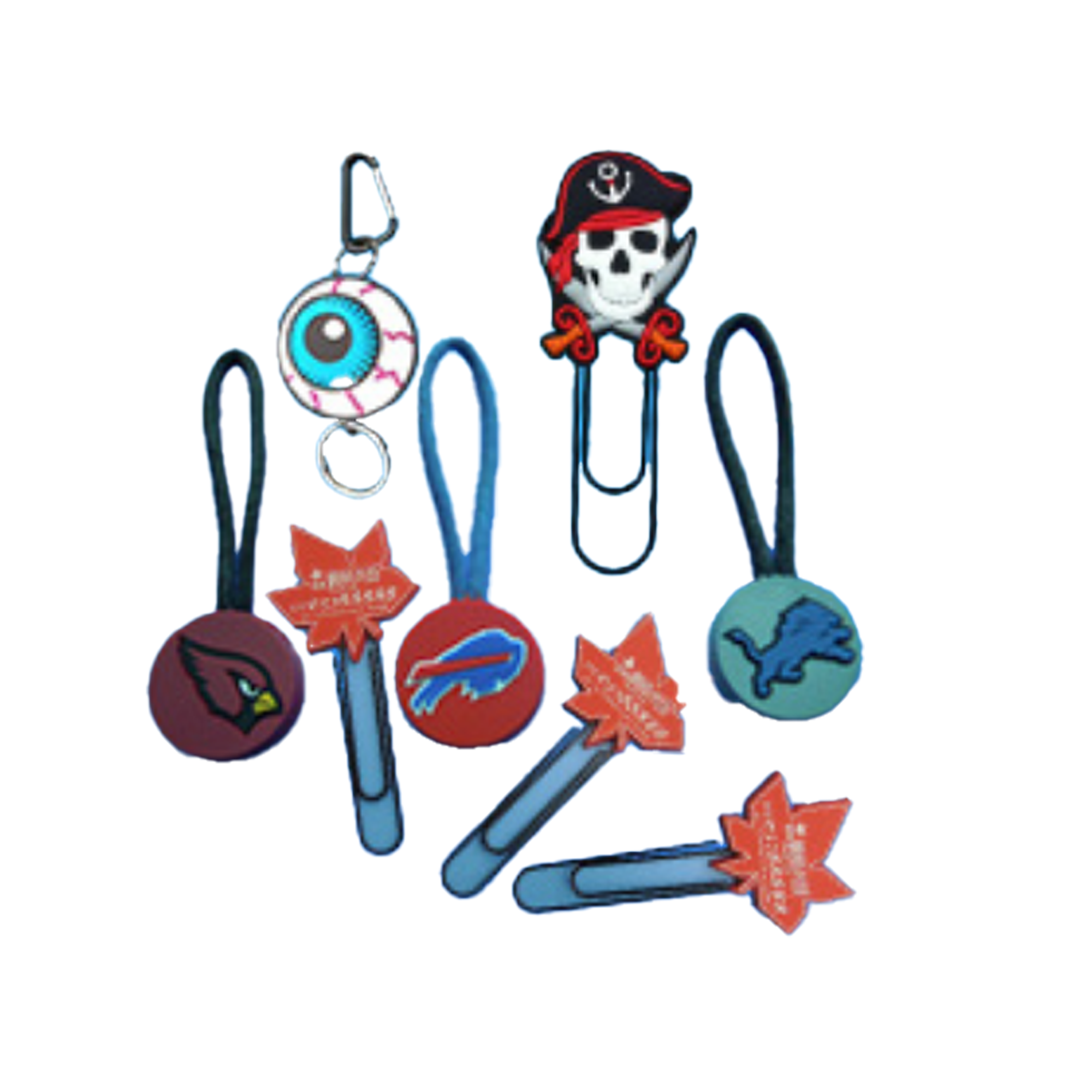 Molded PVC Keychain With Custom Design 2