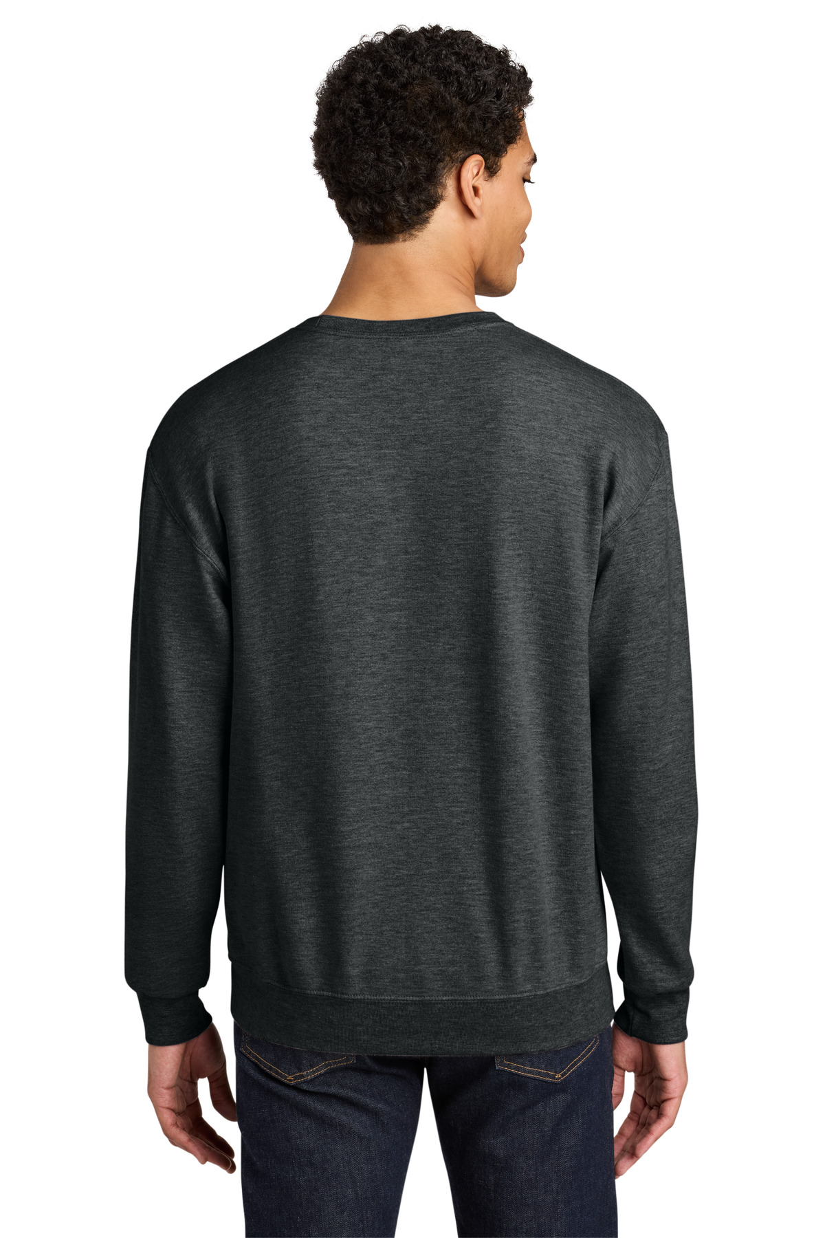 Jerzees Ultimate Unisex CVC Ring Spun Crewneck Sweatshirt IC48M 4