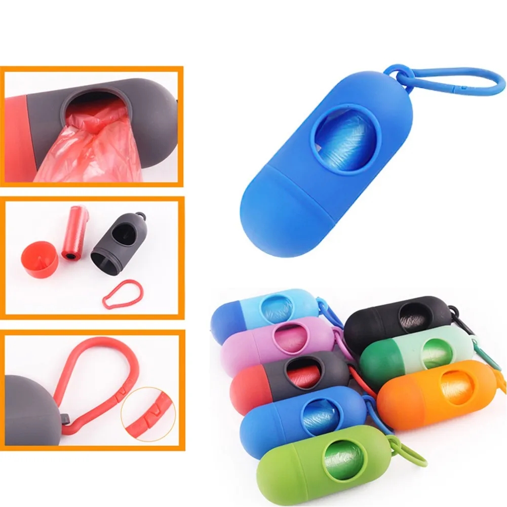 Dog Poop Dispenser Pet Waste Disposal Bag-Capsule Shaped 2