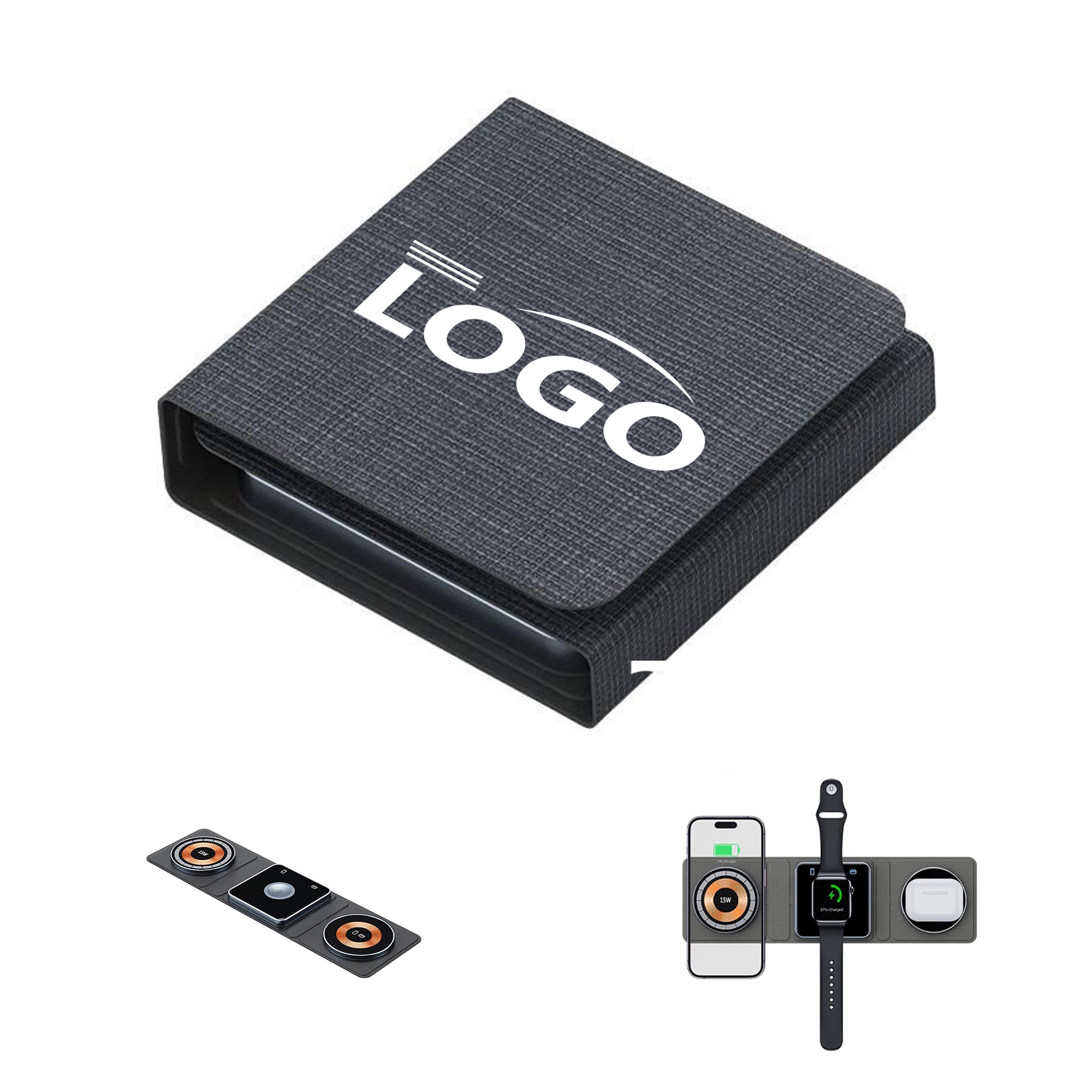 15W Foldable Magnetic Wireless Charging Station 1