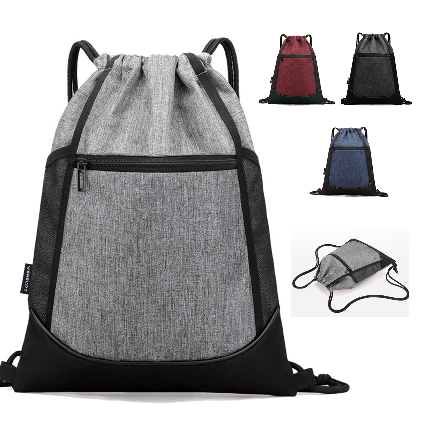 Waterproof Oxford Drawstring Backpack 2