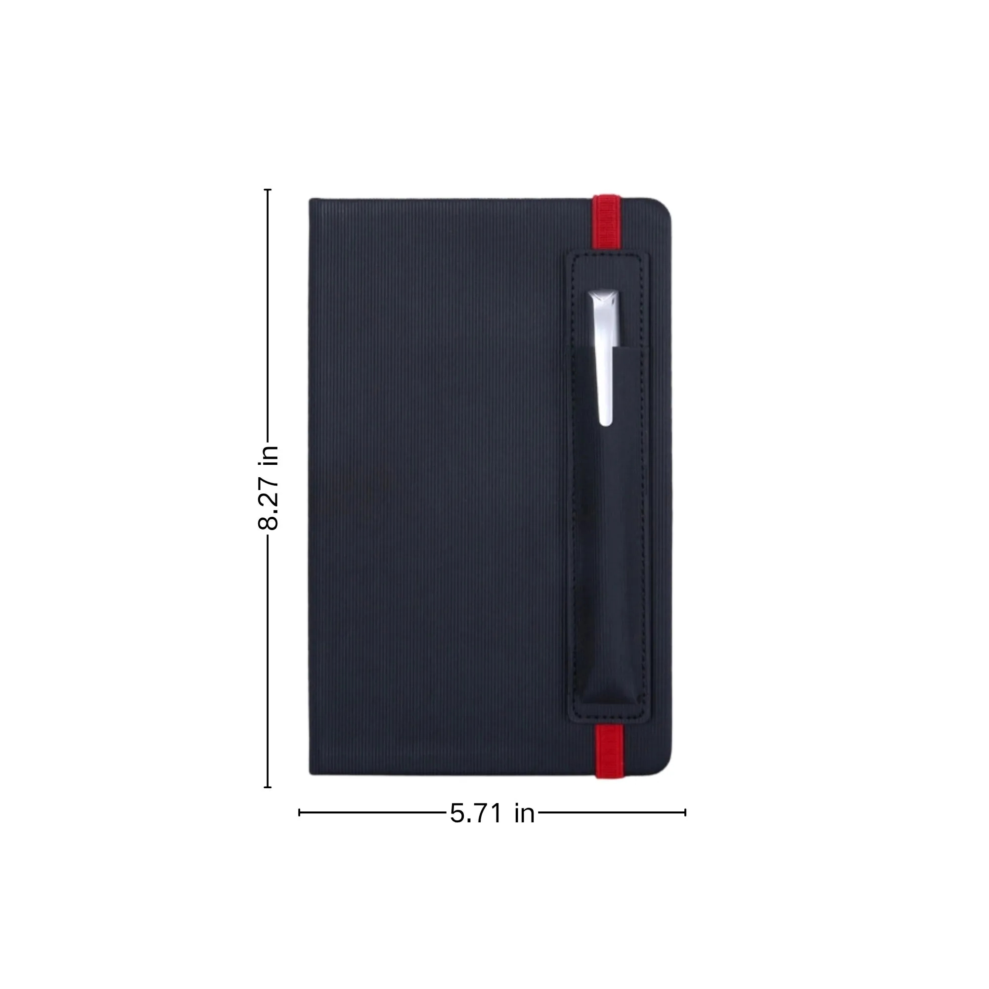 A5 Pen Holder Strap Business Office Notebook 4