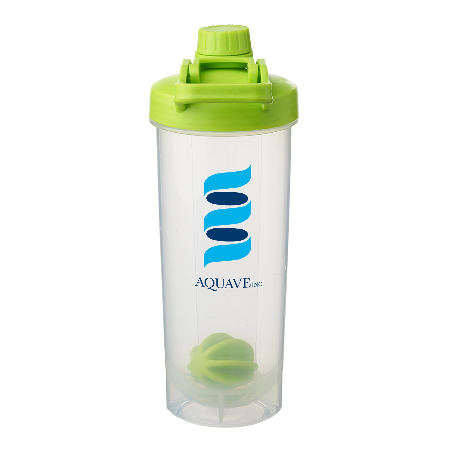 24 oz. Parthenon Plastic Shaker Bottle (2 Color Imprint) 5