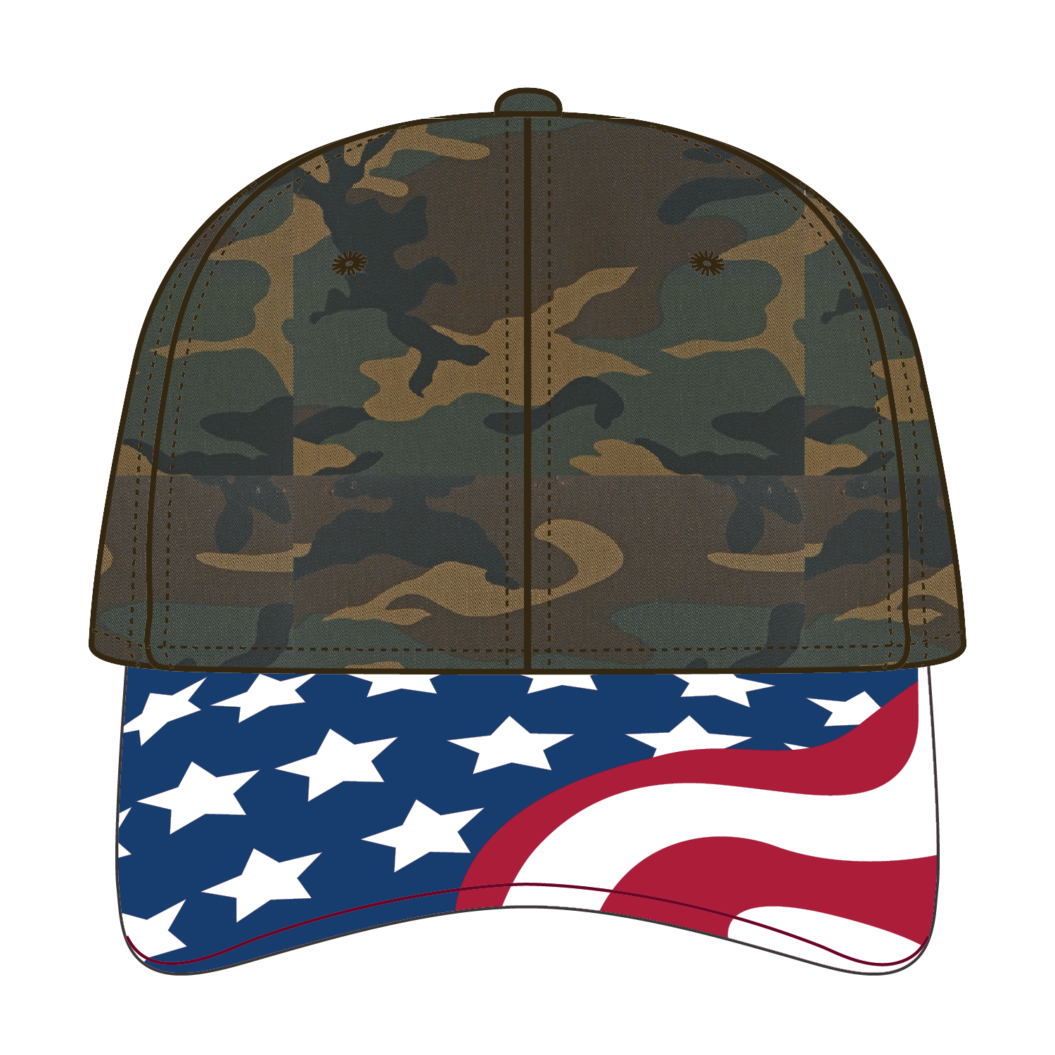 OTTO CAP® 6 Panel Low Profile Baseball Cap 5
