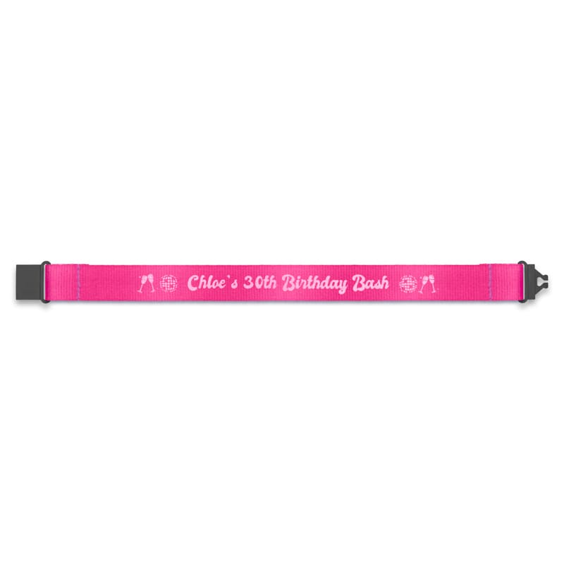 Custom Breakaway Polyester Wristbands 71
