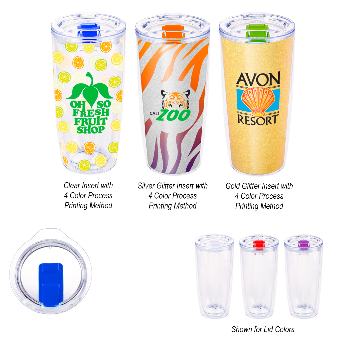 19 Oz. Everest Clarity Tumbler With Insert 16