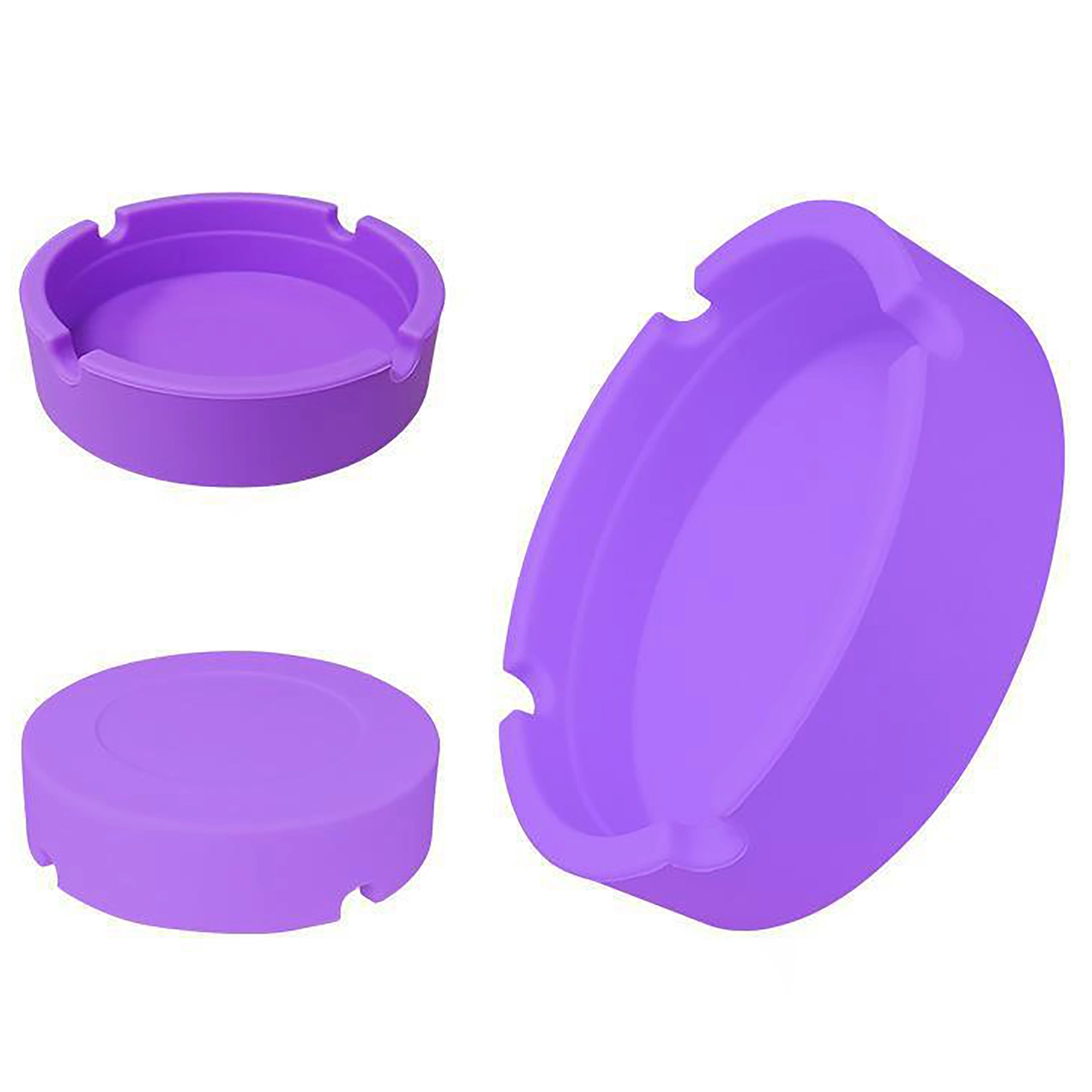 Color High Temperature Resistant Silicone Round Ashtrayr 9