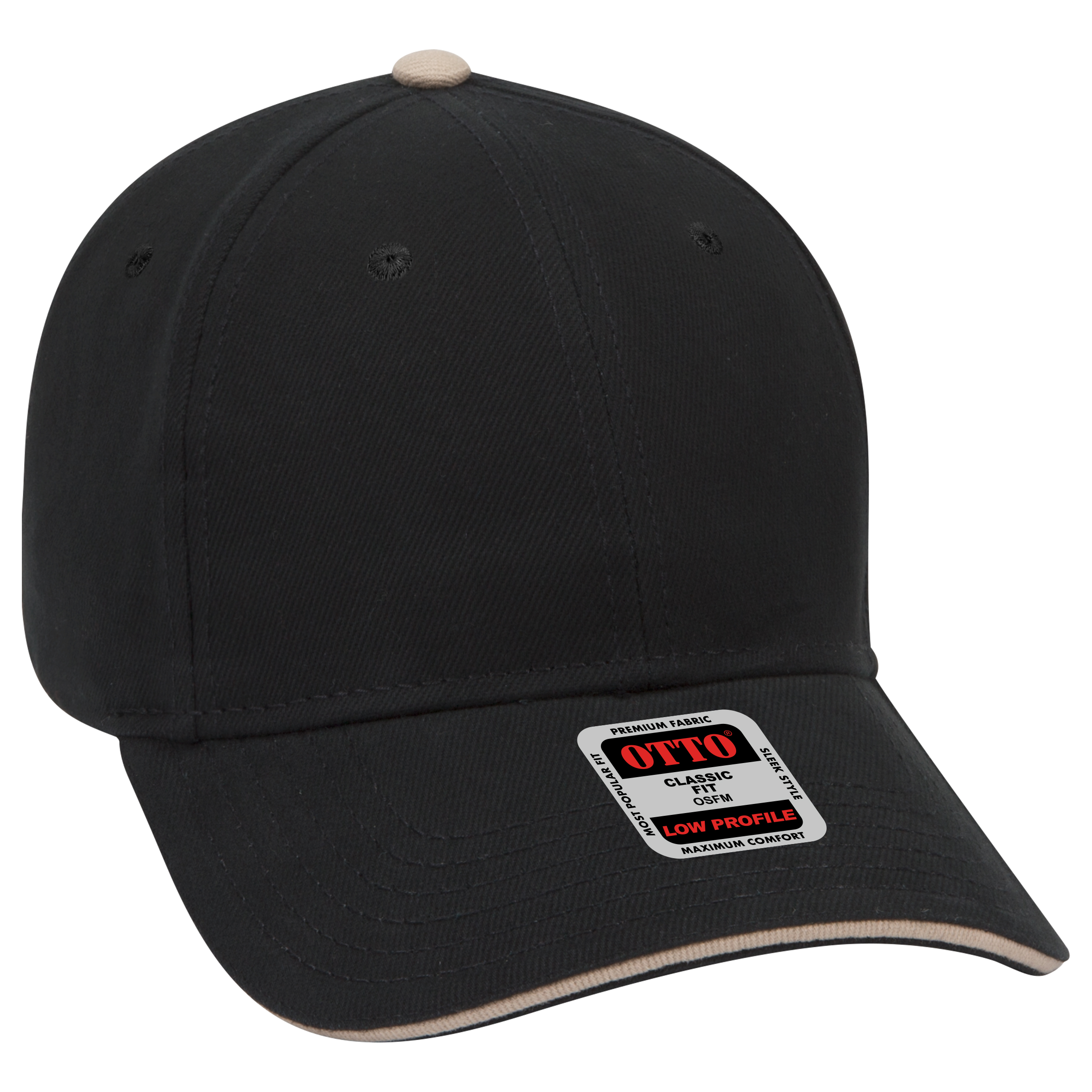 OTTO CAP® 6 Panel Low Profile Baseball Cap 62