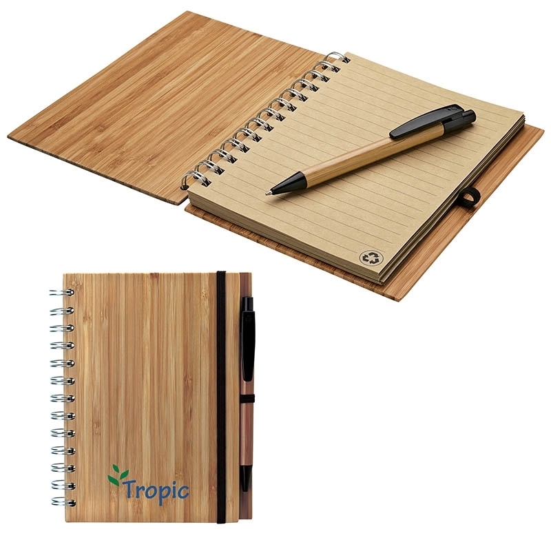 Bamboo Notebook & Pen 3