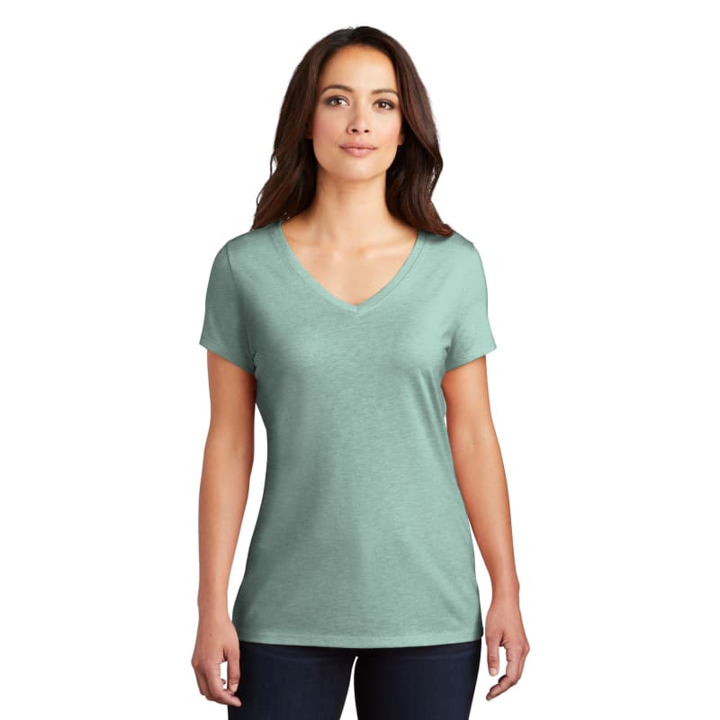 District Women's Perfect Tri V-Neck Tee. 98