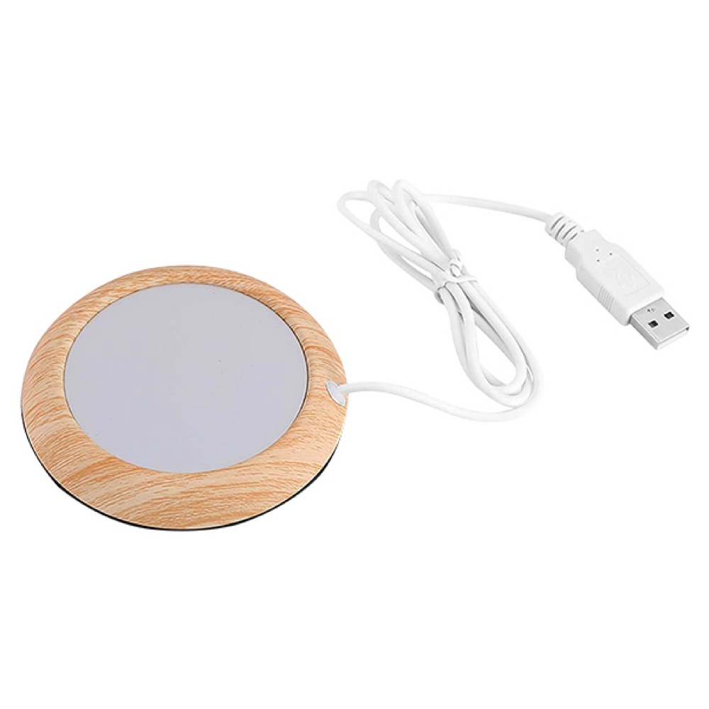 Wooden USB Warming Coaster 1