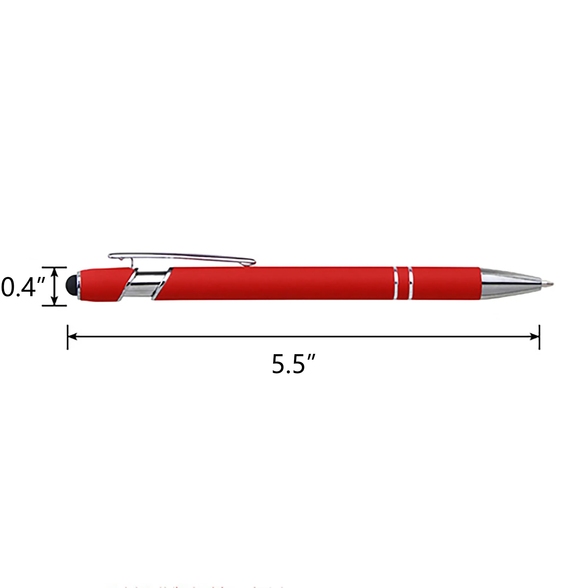 Multi Color Metal Touch Screen Ballpoint Pen MOQ 100pcs 2