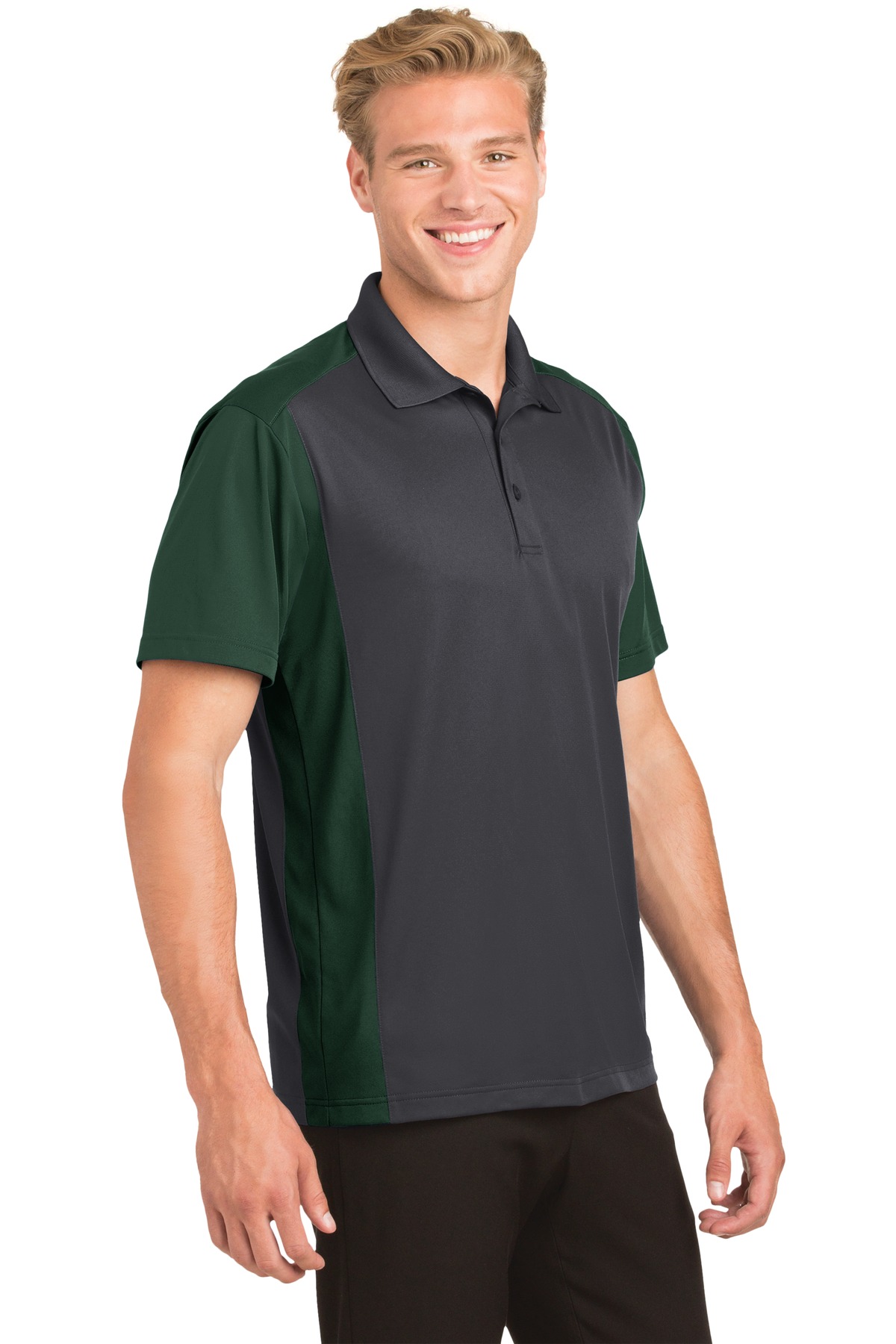 Sport-Tek Colorblock Micropique Sport-Wick Polo. ST652 1