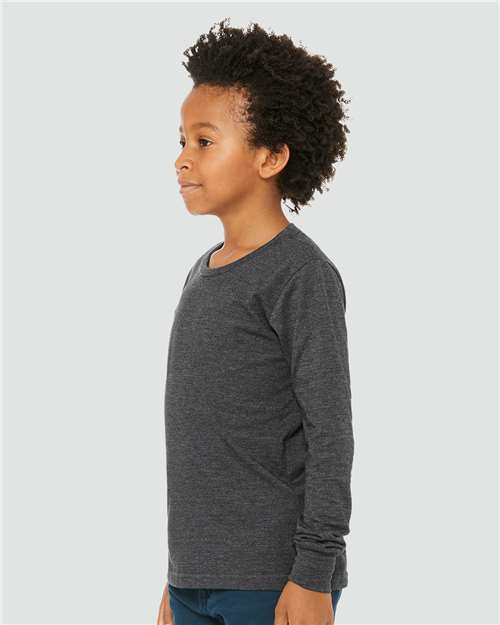 Youth Heather CVC Long Sleeve Tee - 3501YCVC 25