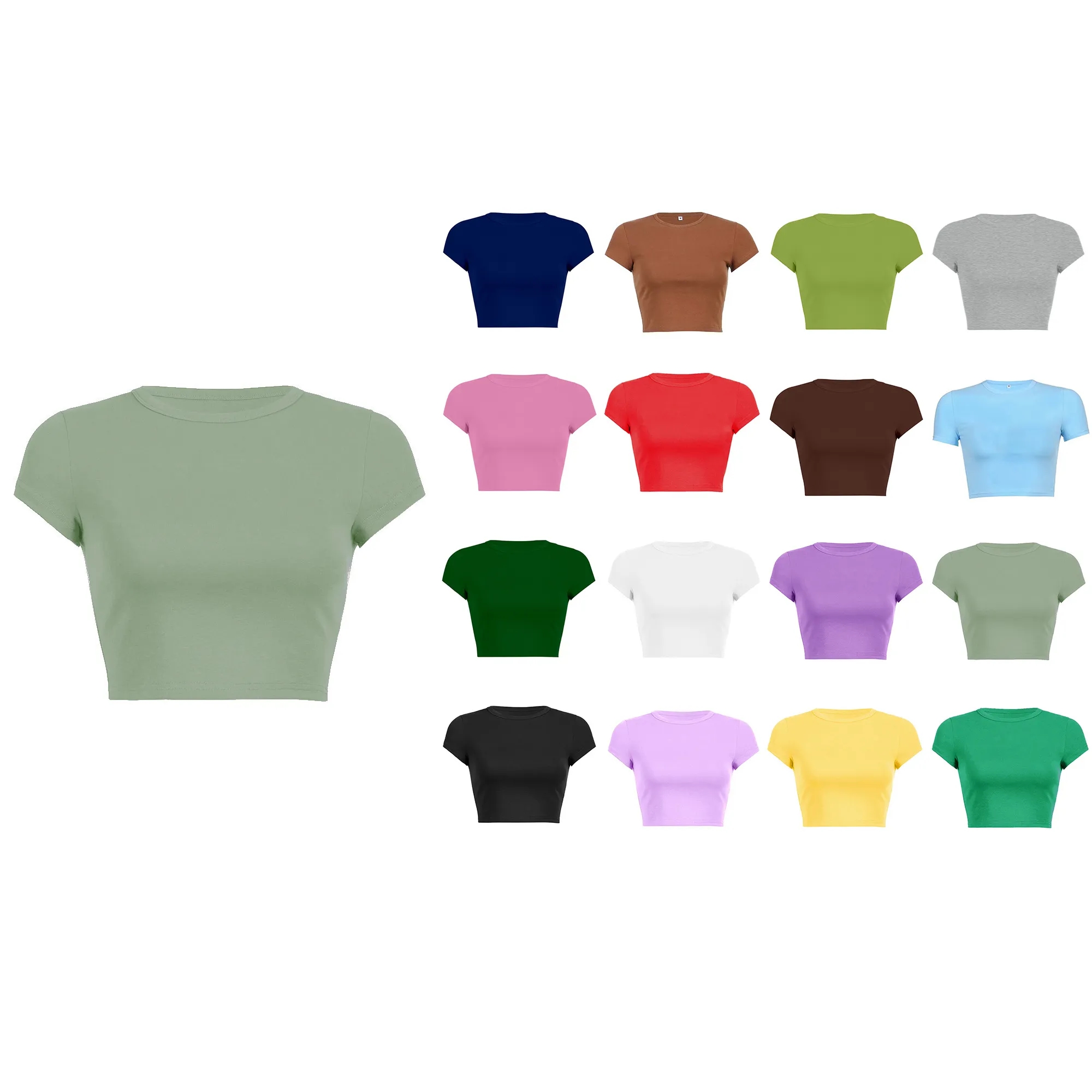 T shirt Crop Top 3